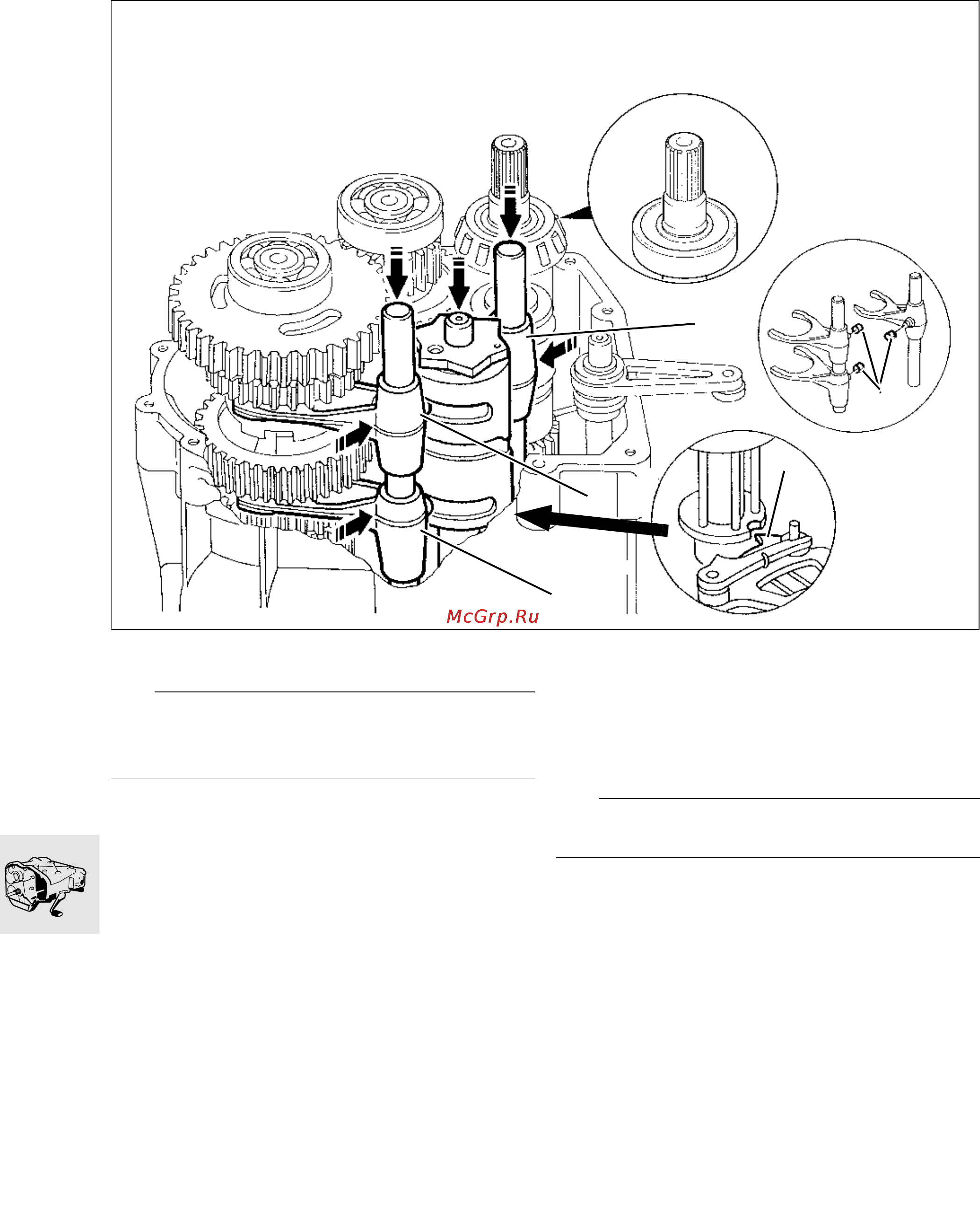 BMW R850 1100R (2000) [230/464] Installing selector drum