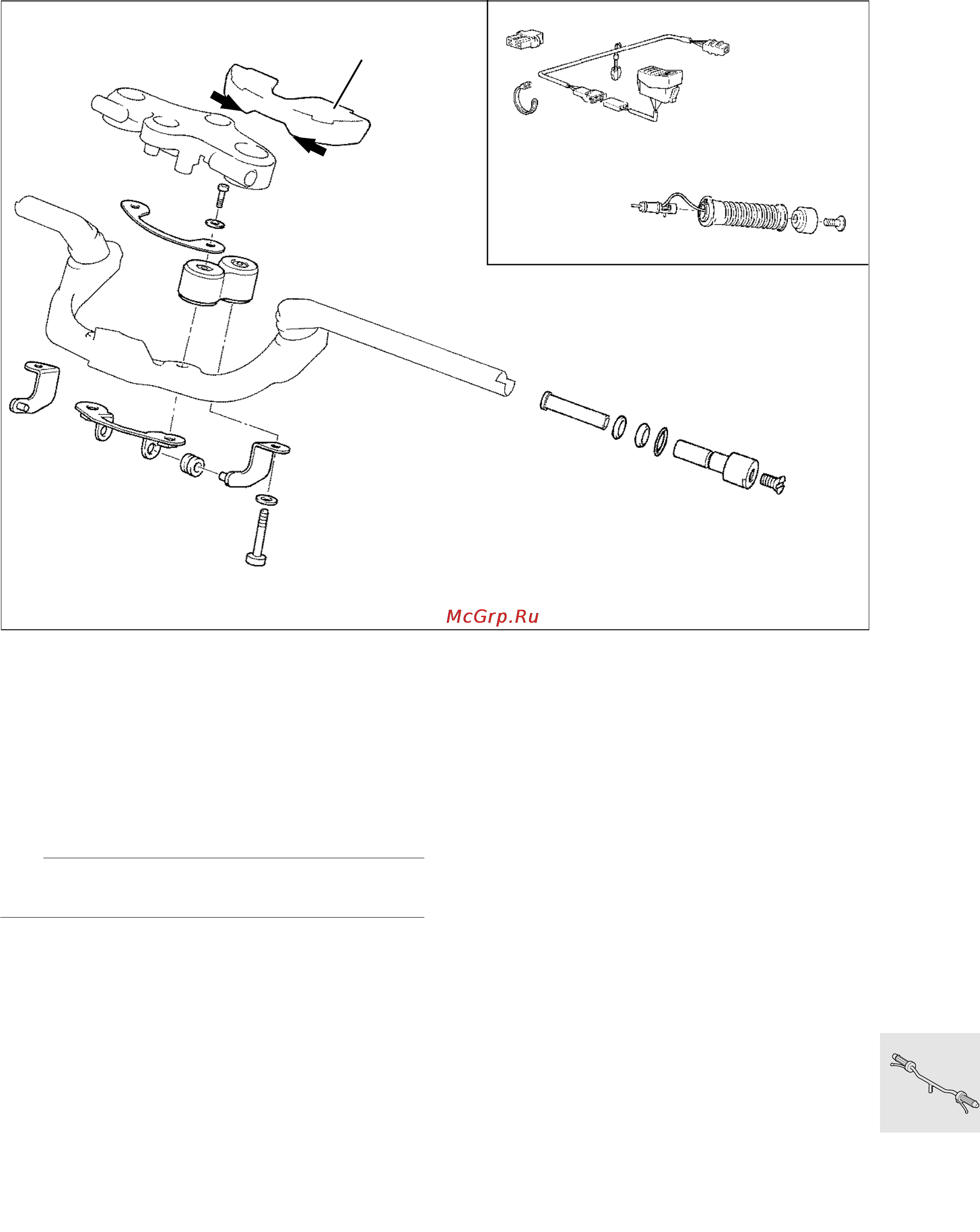 BMW K1100RT (2000) [263/464] Rs removing and installing handlebar