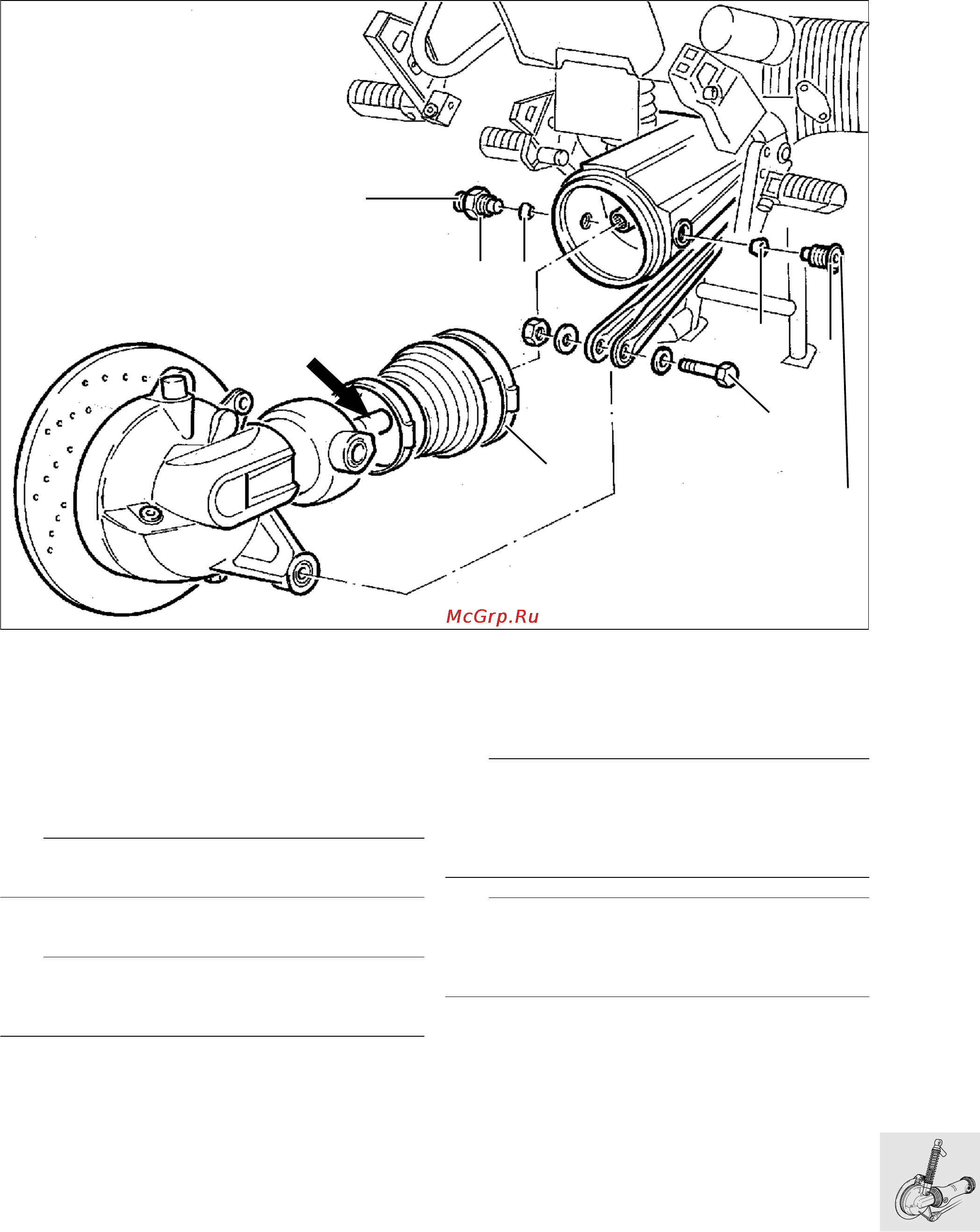 BMW R850 1100GS (2000) [290/464] Installing rear wheel drive