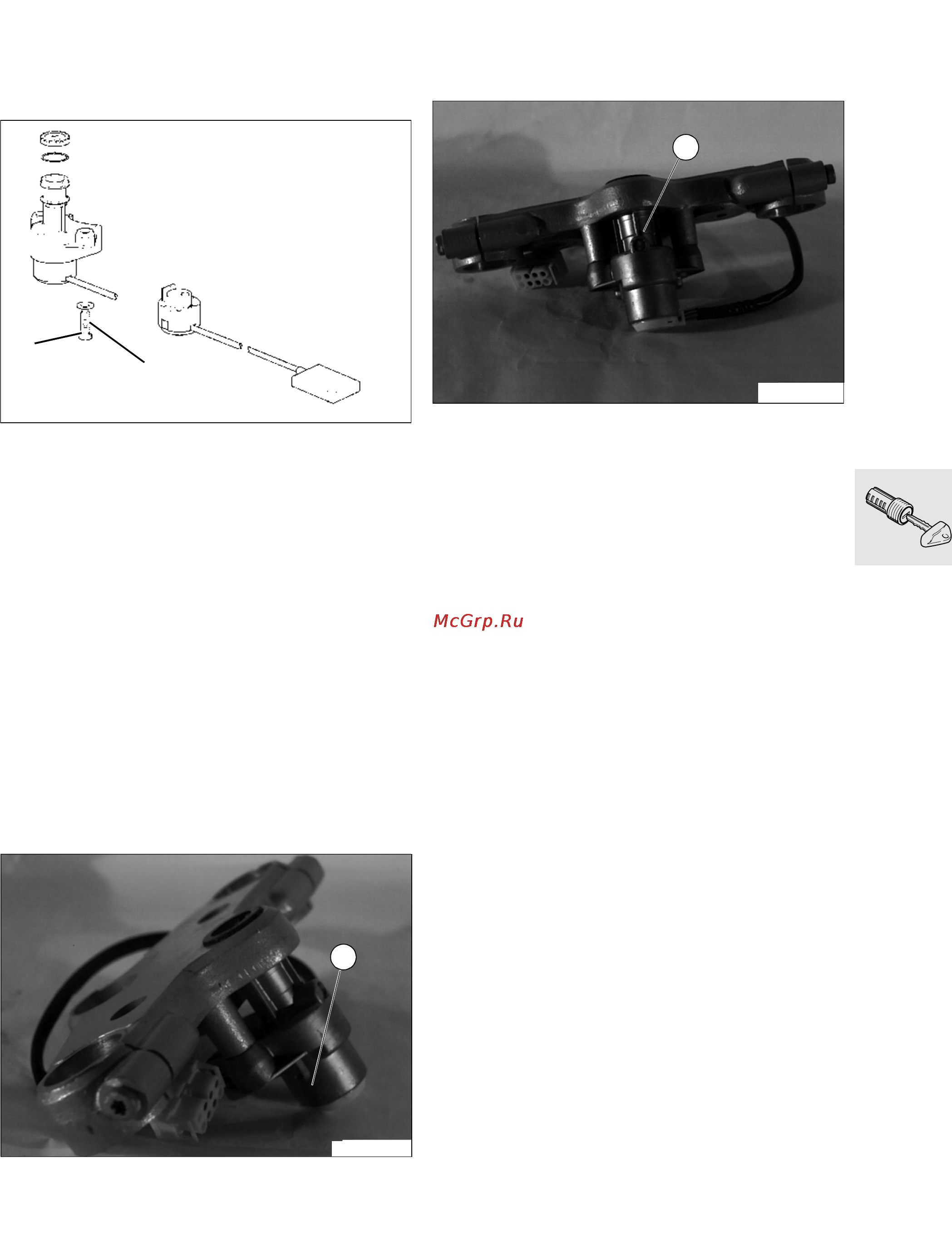 BMW R850 1100R (2000) [399/464] Removing and installing ignition switch steering lock