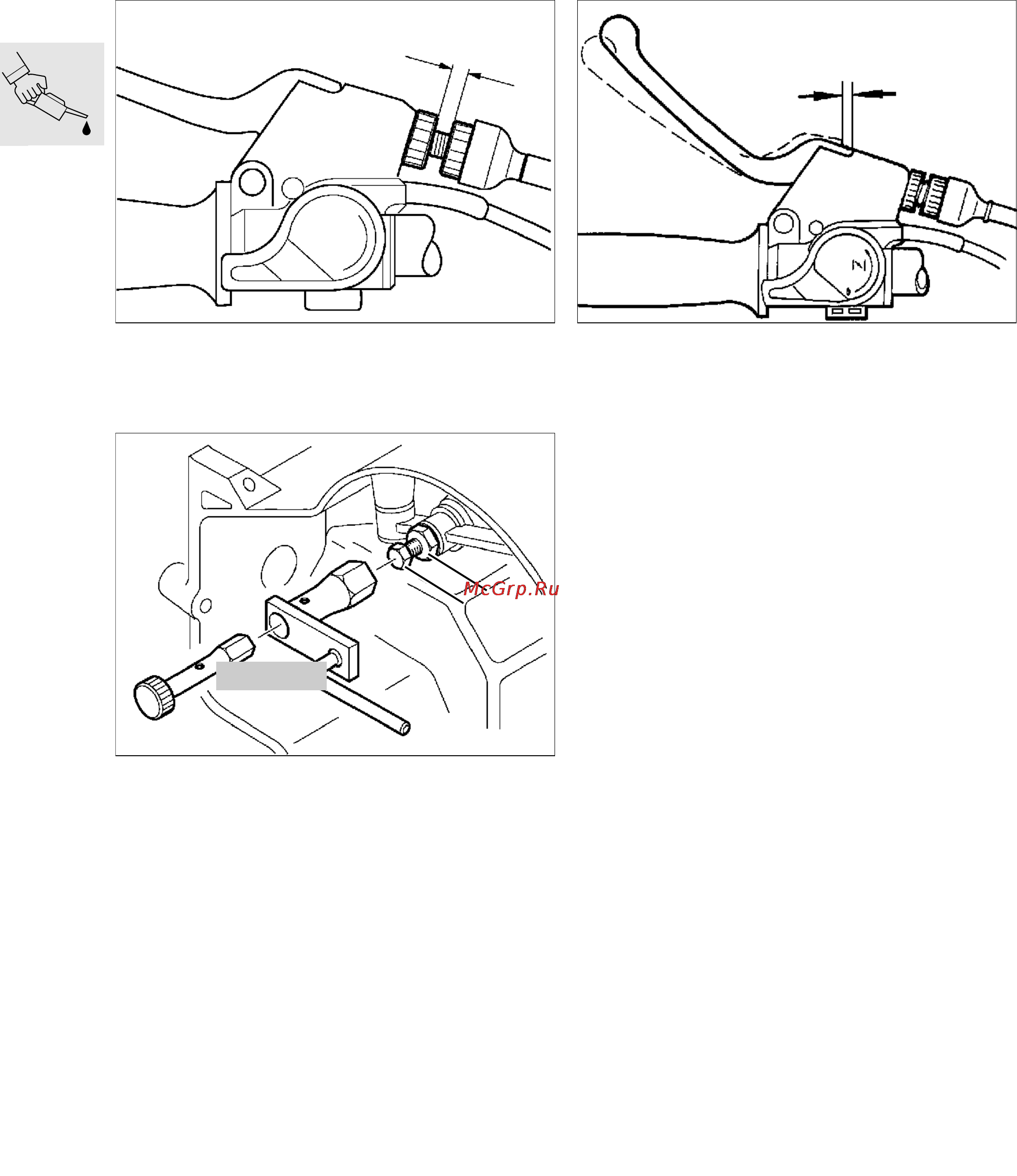 BMW R1100RS (2000) [44/464] Checking adjusting clutch operat ing clearance