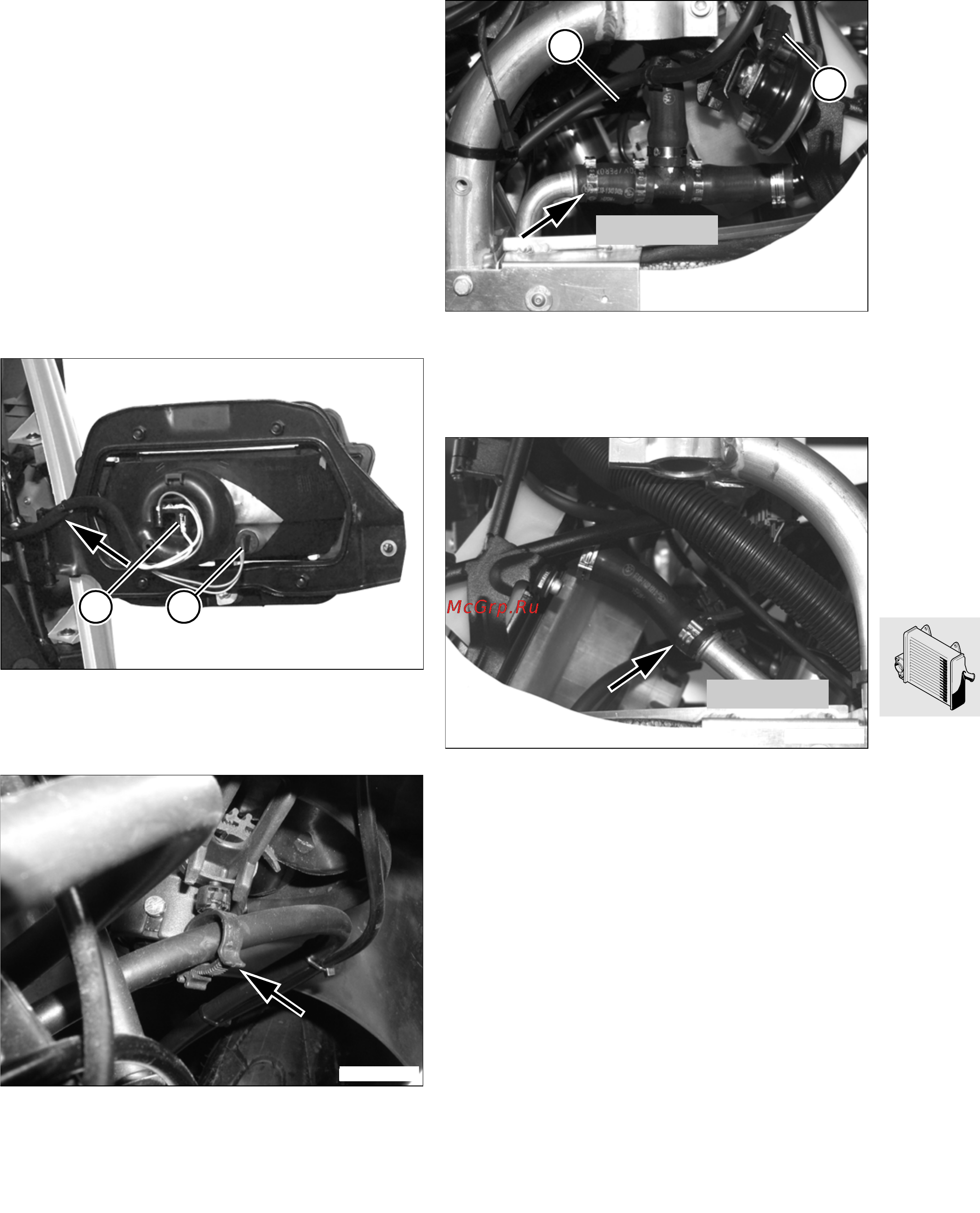 BMW C1 (2001) [173/458] Removing and installing front frame with radiator