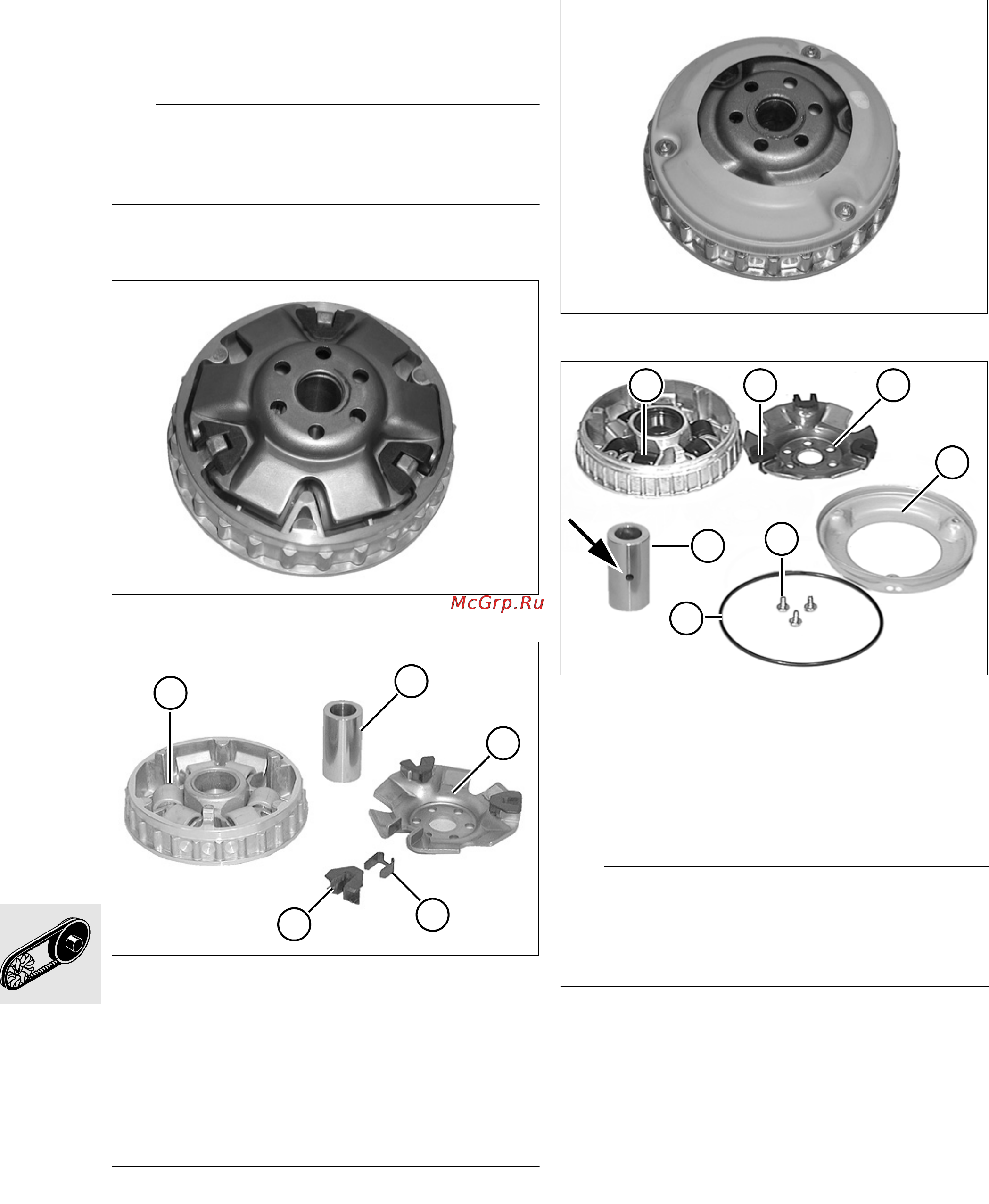 BMW C1 (2001) [202/458] Disassembling checking and assembling drive variator