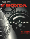 Honda VFR800 (1998-2001) Инструкция по эксплуатации