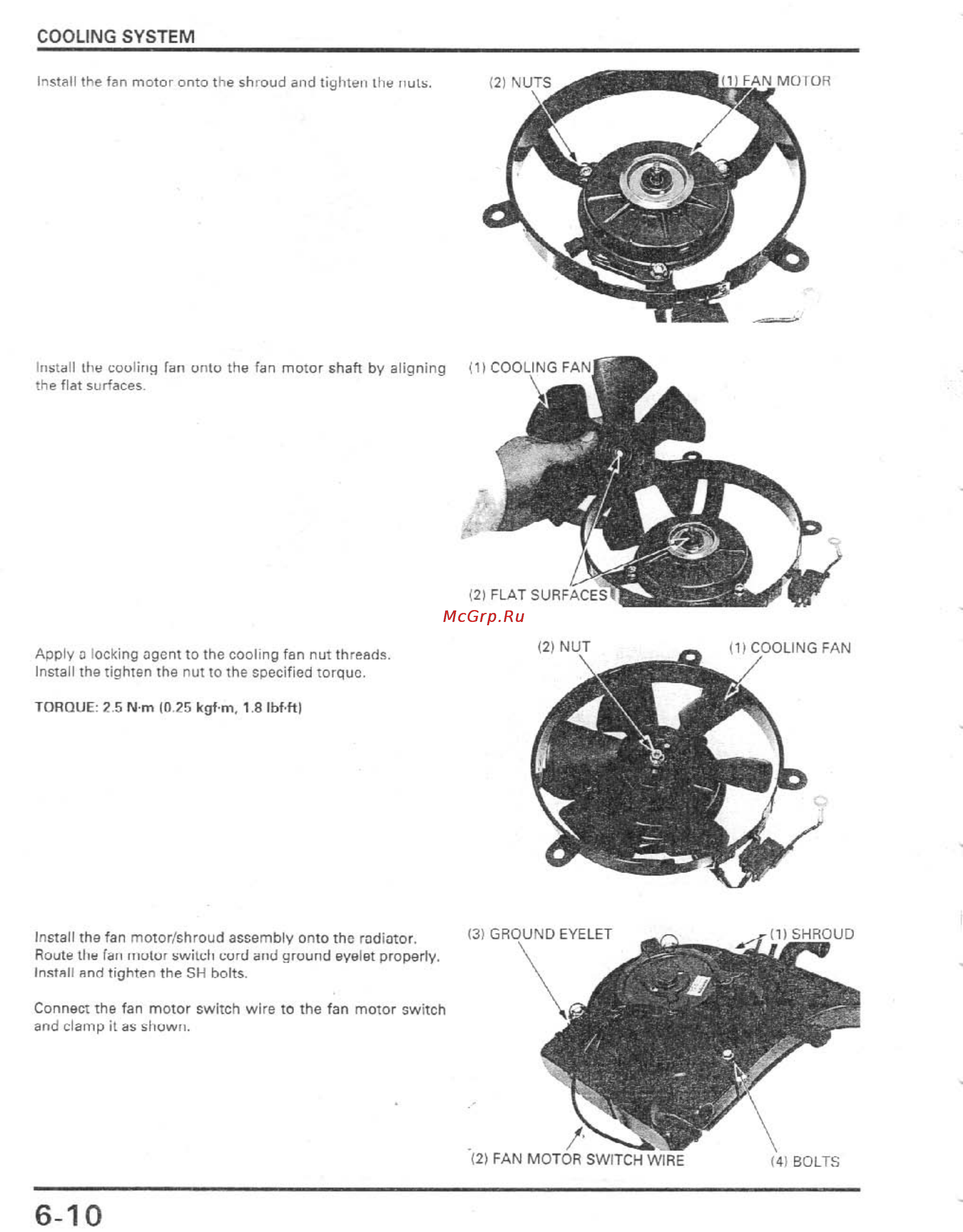 Honda CBR900RR (1996-1998) [141/407] Cooling system
