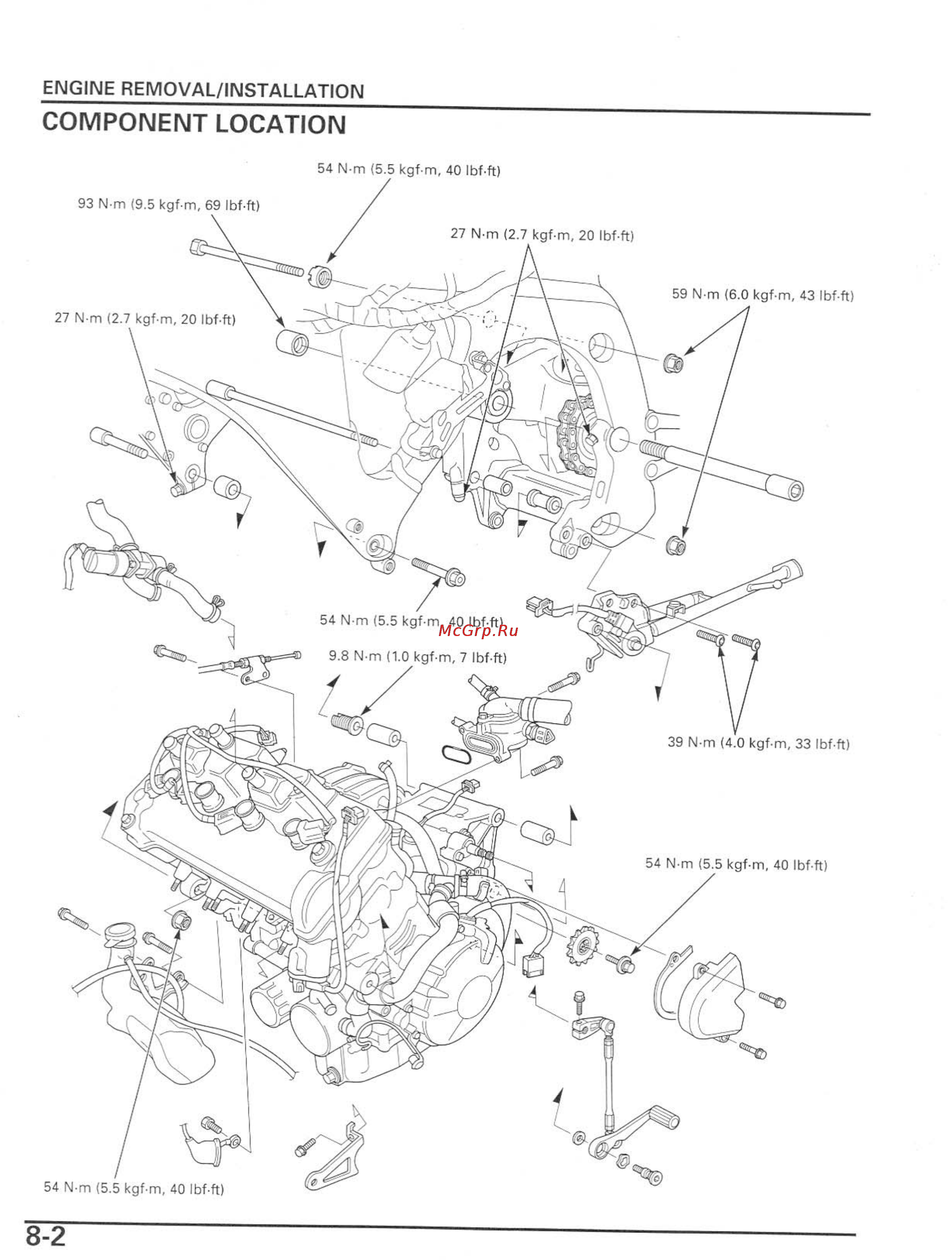 Honda CBR600RR Инструкция по эксплуатации онлайн [241/529] 114531