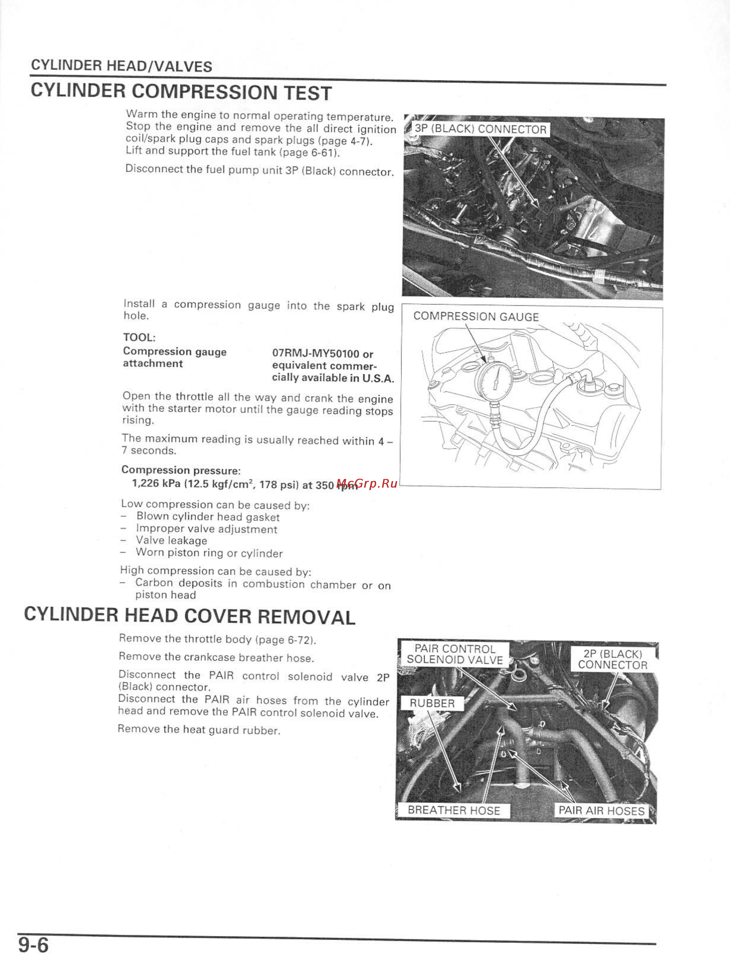 Honda CBR600RR Инструкция по эксплуатации онлайн [261/529] 114531