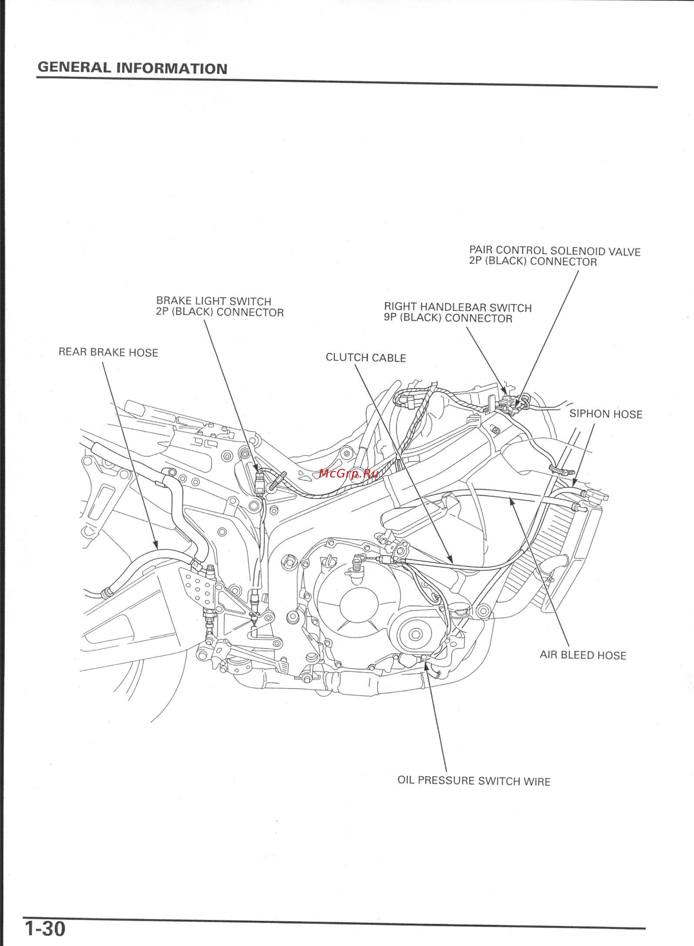 Honda CBR600RR Инструкция по эксплуатации онлайн [31/529] 114531