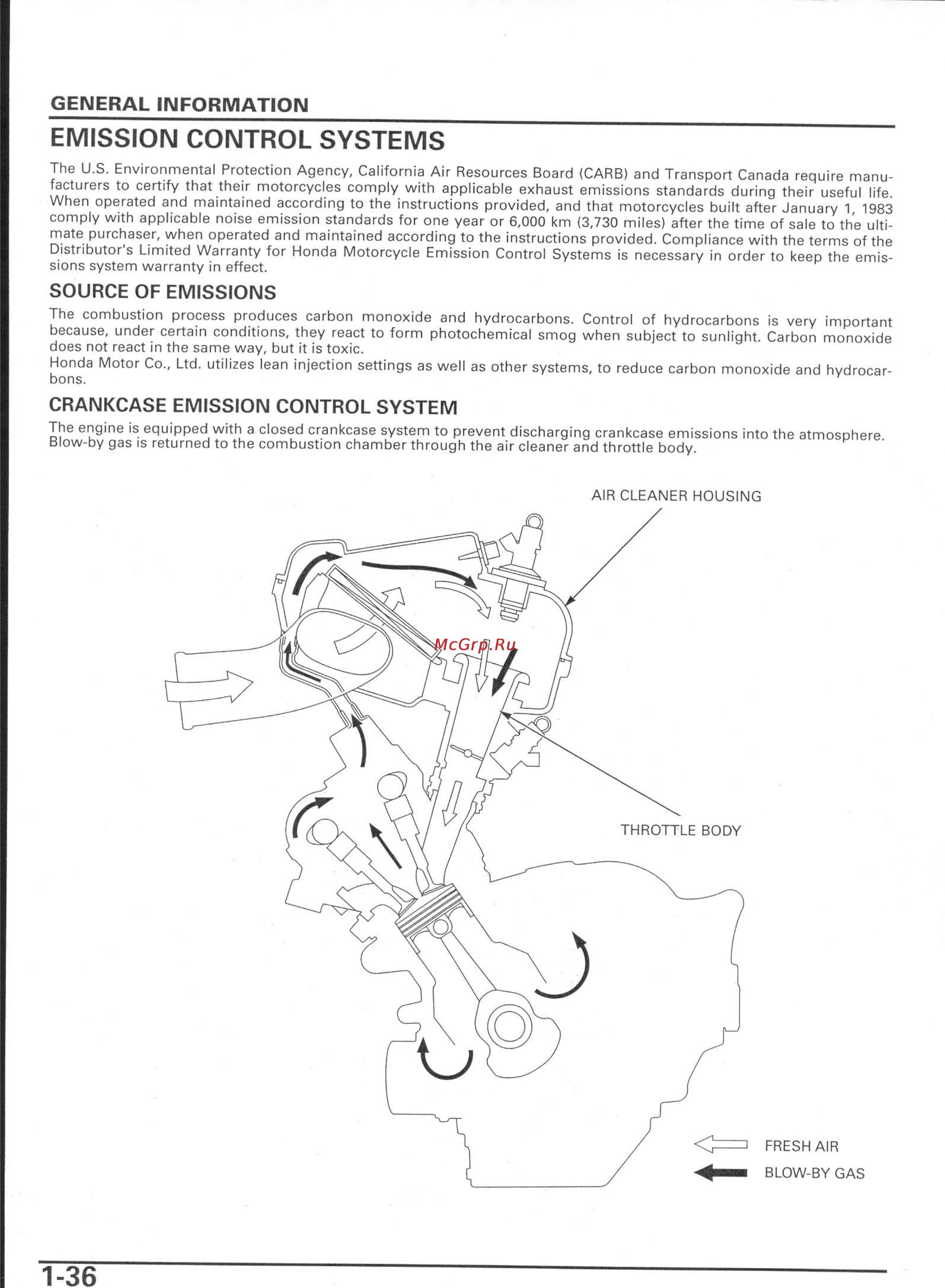 Honda CBR600RR Инструкция по эксплуатации онлайн [37/529] 114531