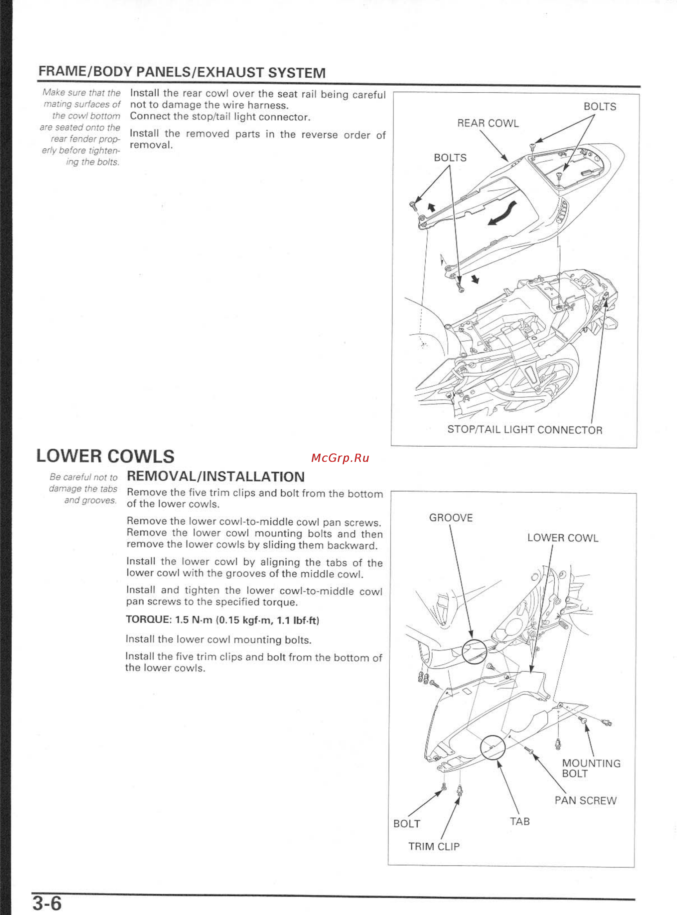 Honda CBR600RR Инструкция по эксплуатации онлайн [50/529] 114531