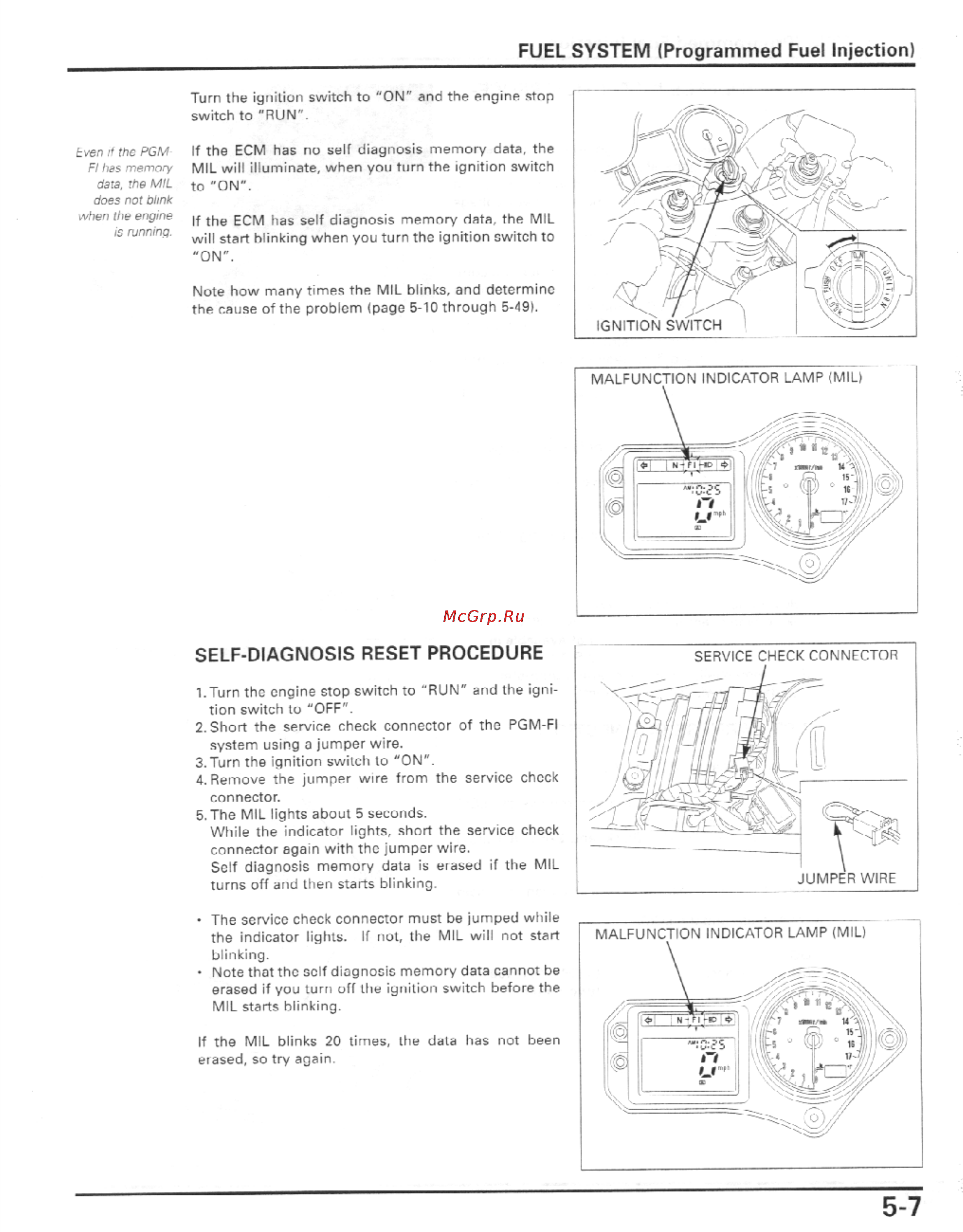 Honda CBR600F4I (2001-2003) [120/492] Fuel system programmed fuel injection