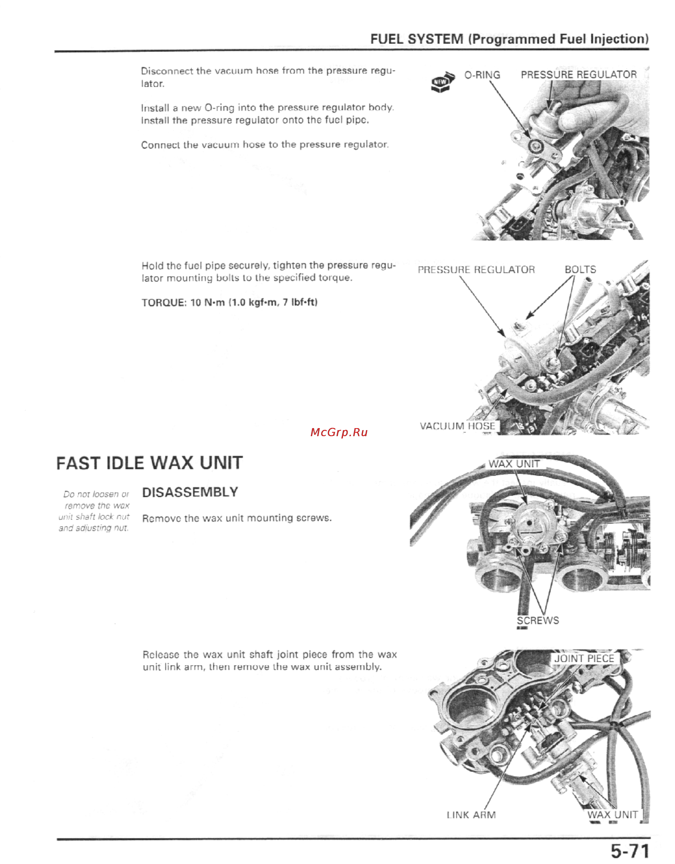 Honda CBR600F4I (2001-2003) [184/492] Fast idle wax unit
