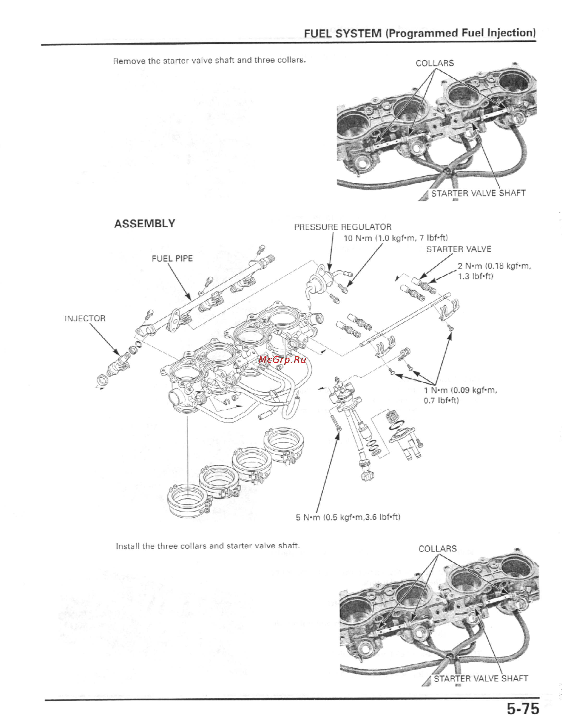 Honda CBR600F4I (2001-2003) [188/492] Fuel system programmed fuel injection