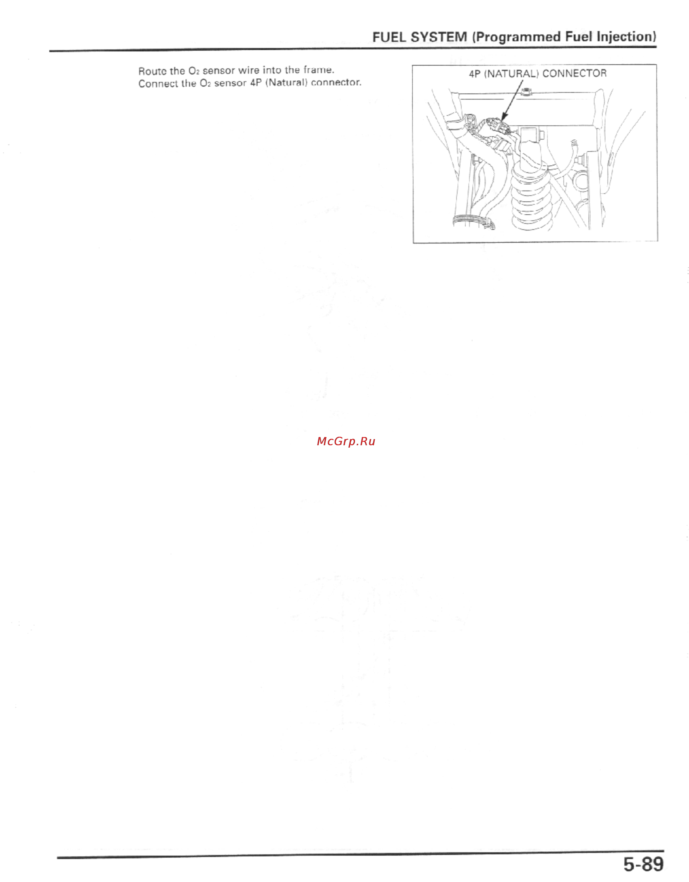 Honda CBR600F4I (2001-2003) [202/492] Fuel system programmed fuel injection