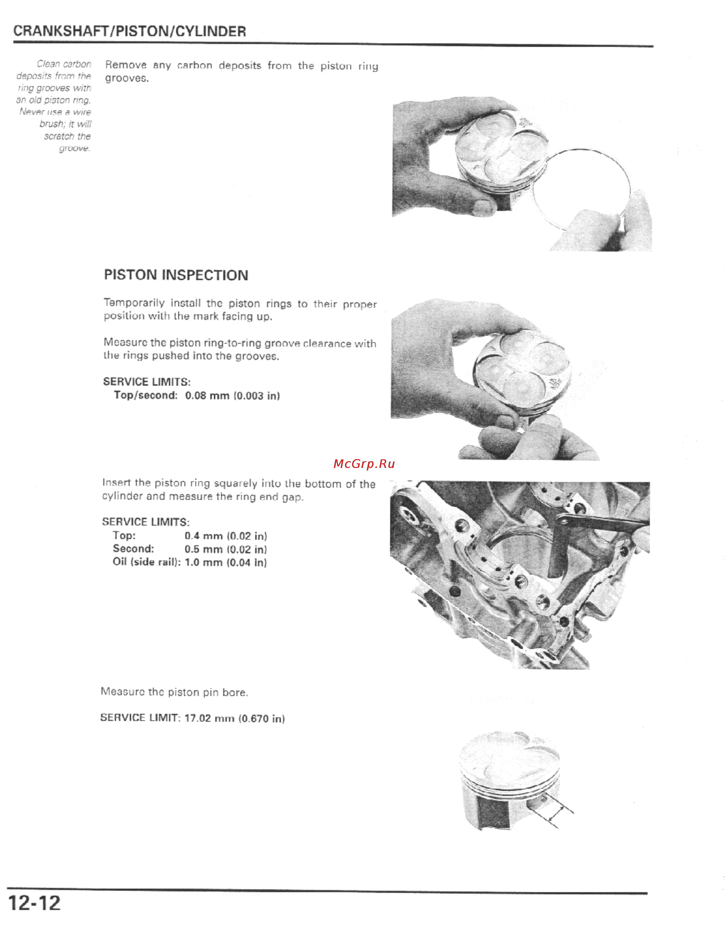 Honda CBR600F4I (2001-2003) [329/492] Crankshaft piston cylinder