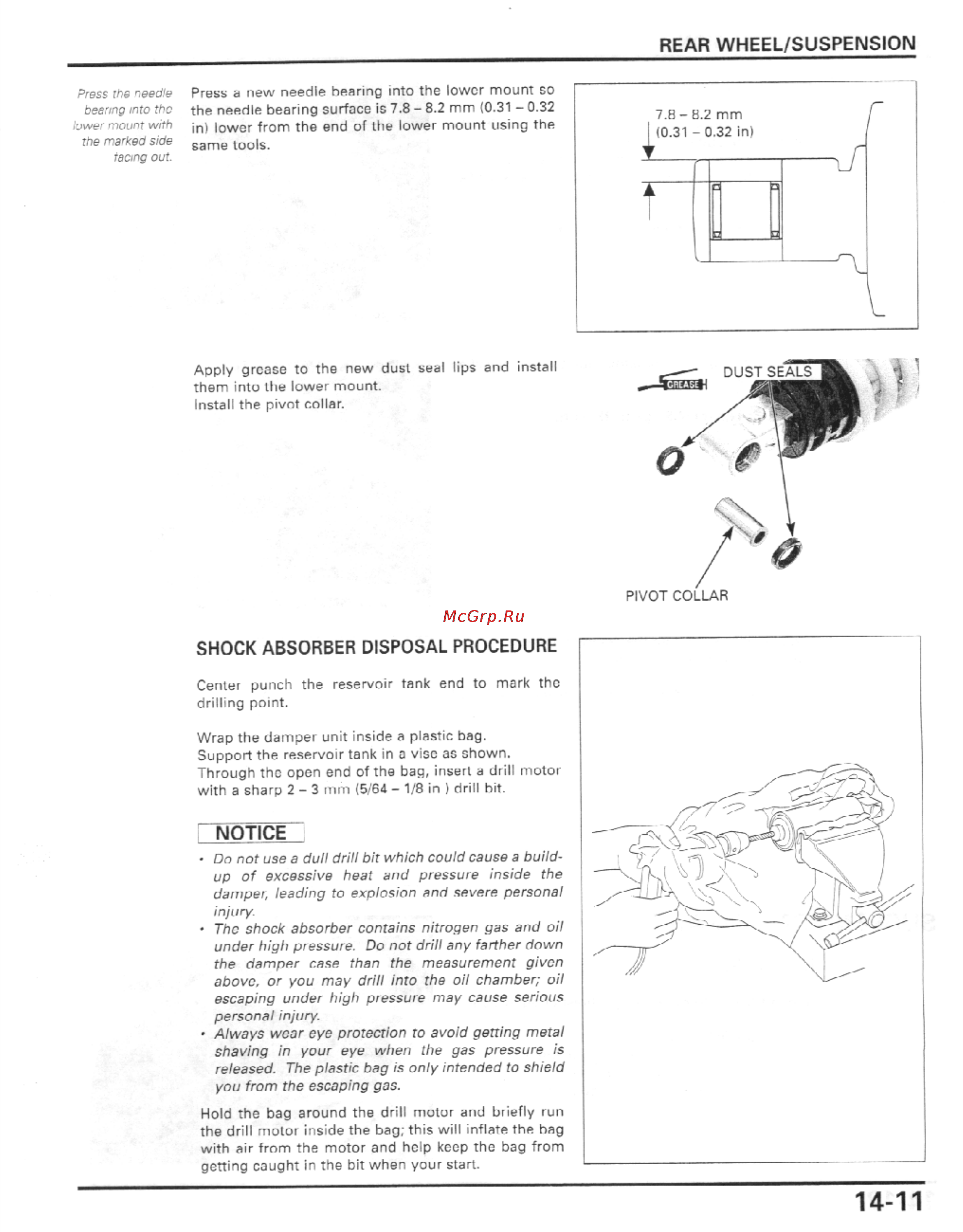 Honda CBR600F4I (2001-2003) [382/492] Notice