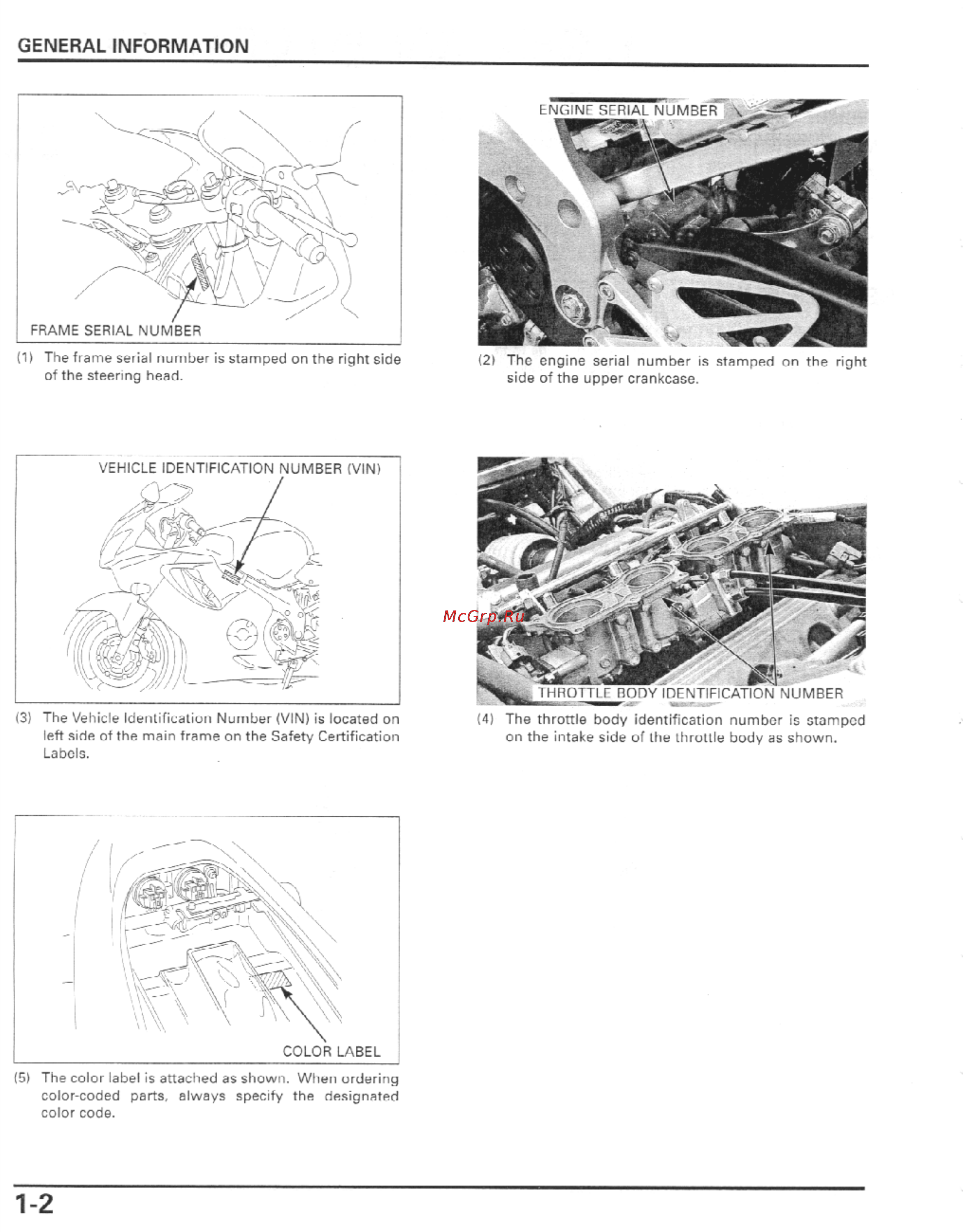 Honda CBR600F4I (2001-2003) [5/492] General information