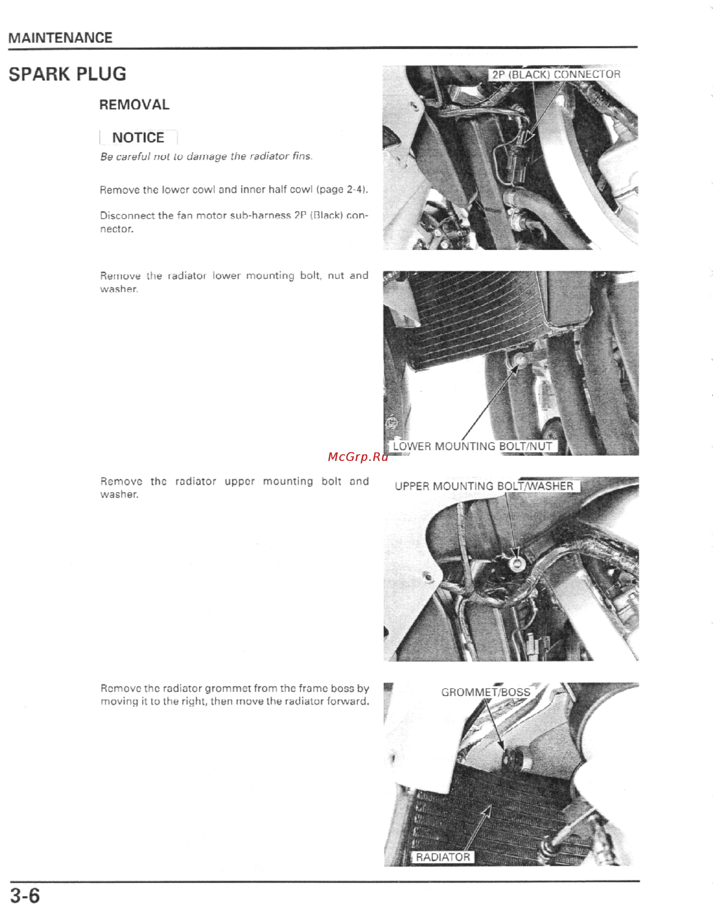Honda CBR600F4I (2001-2003) [75/492] Removal