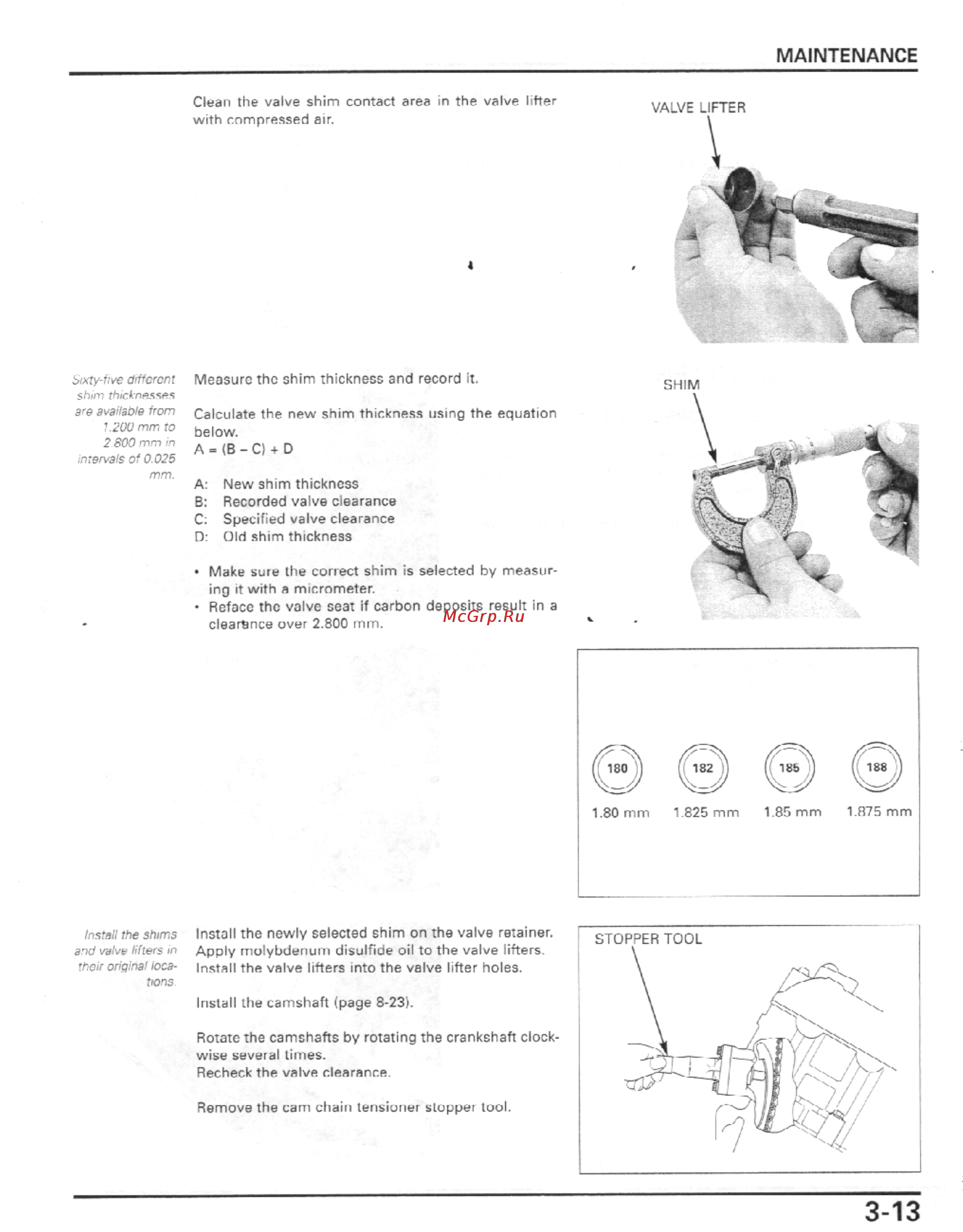 Honda CBR600F4I (2001-2003) [82/492] Maintenance