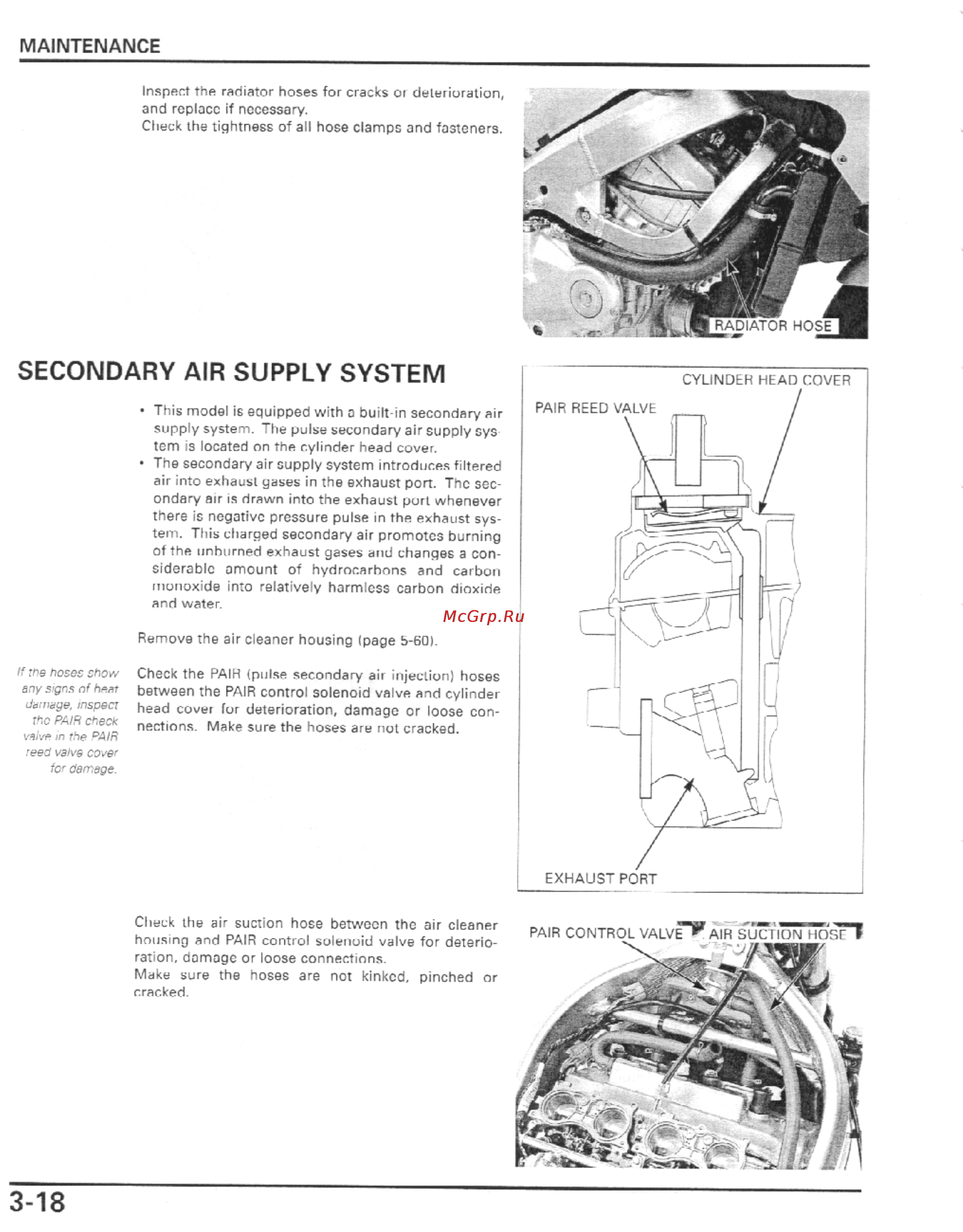 Honda CBR600F4I (2001-2003) [87/492] Secondary air supply system