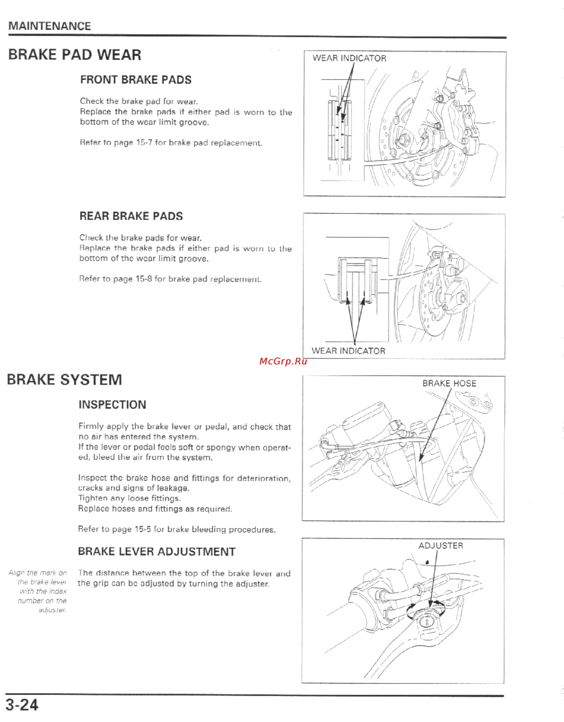 Honda CBR600F4I (2001-2003) [93/492] Brake pad wear