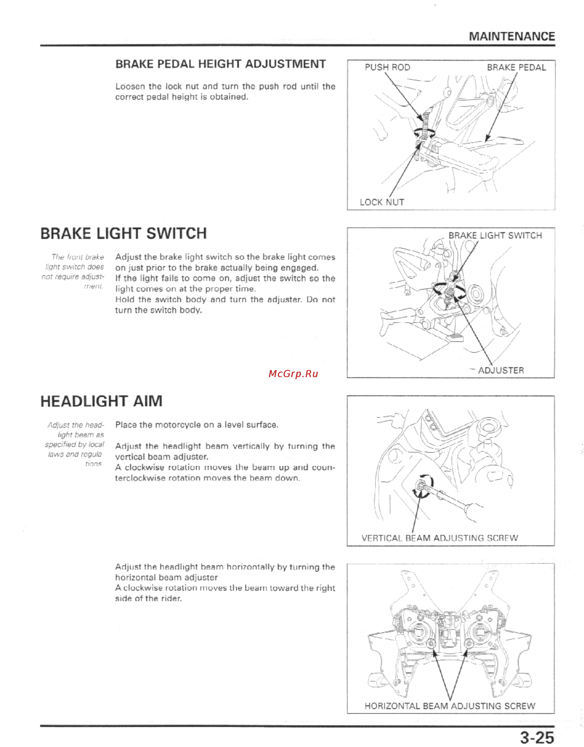 Honda CBR600F4I (2001-2003) [94/492] Brake light switch