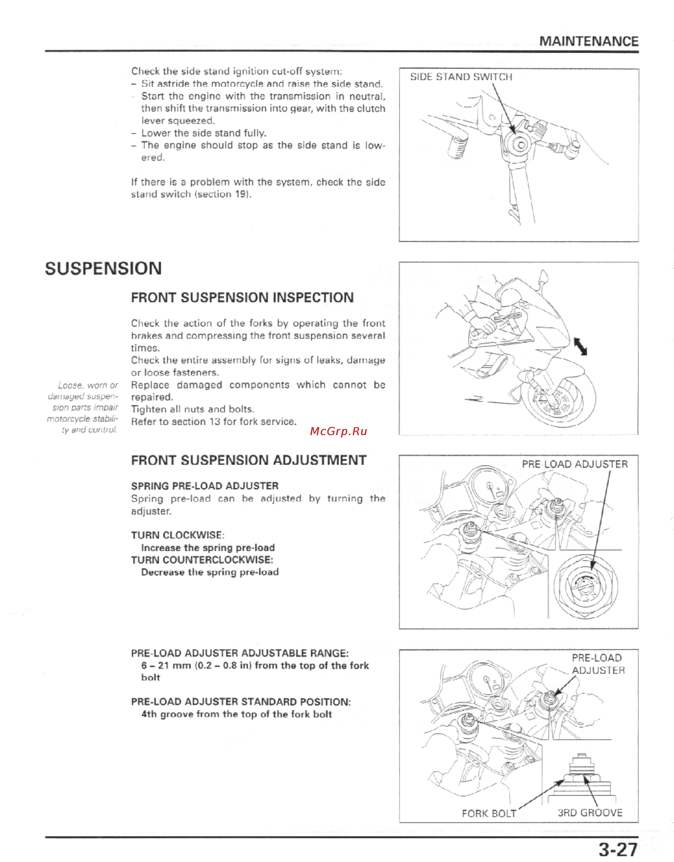 Honda CBR600F4I (2001-2003) [96/492] Suspension