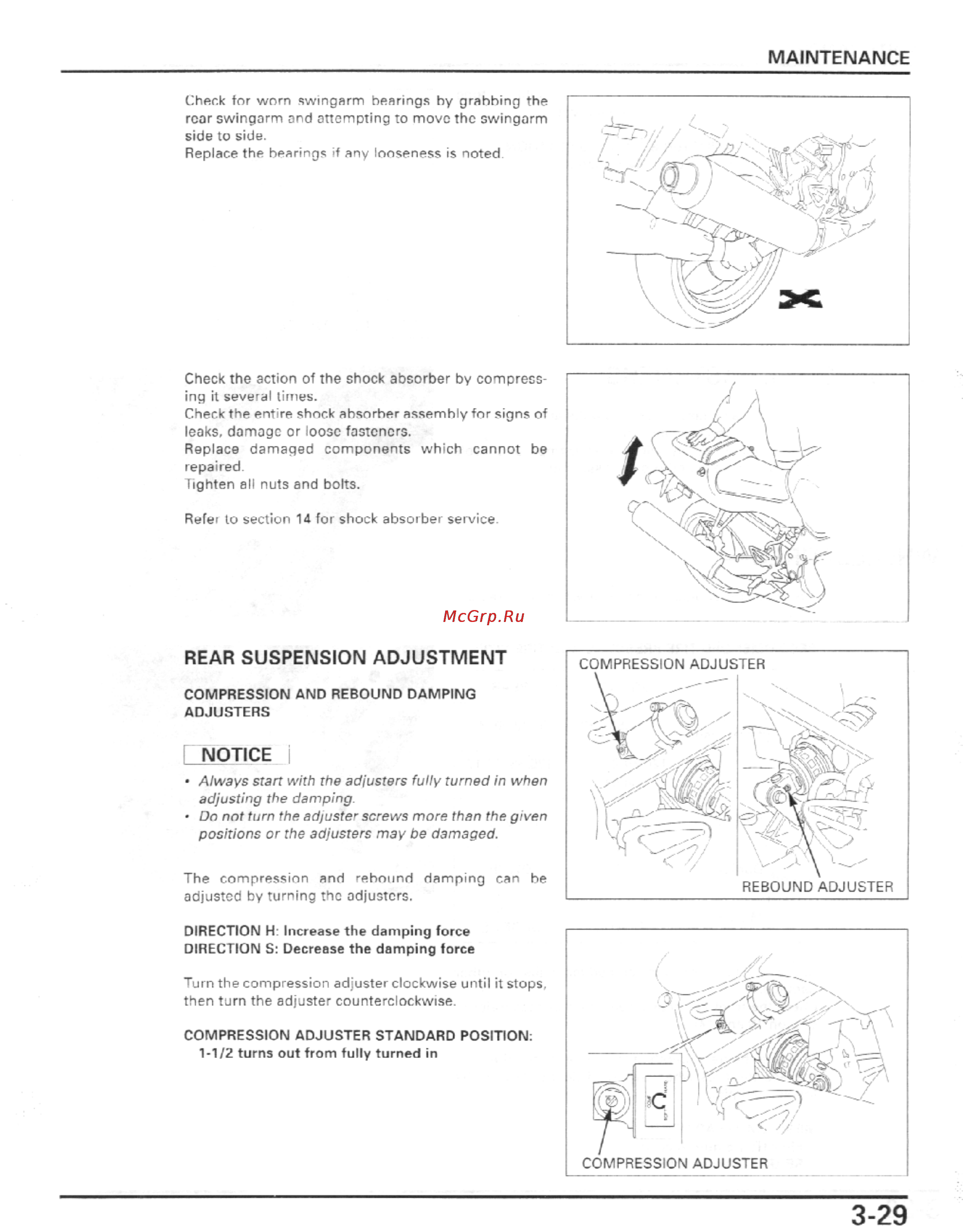 Honda CBR600F4I (2001-2003) [98/492] Maintenance