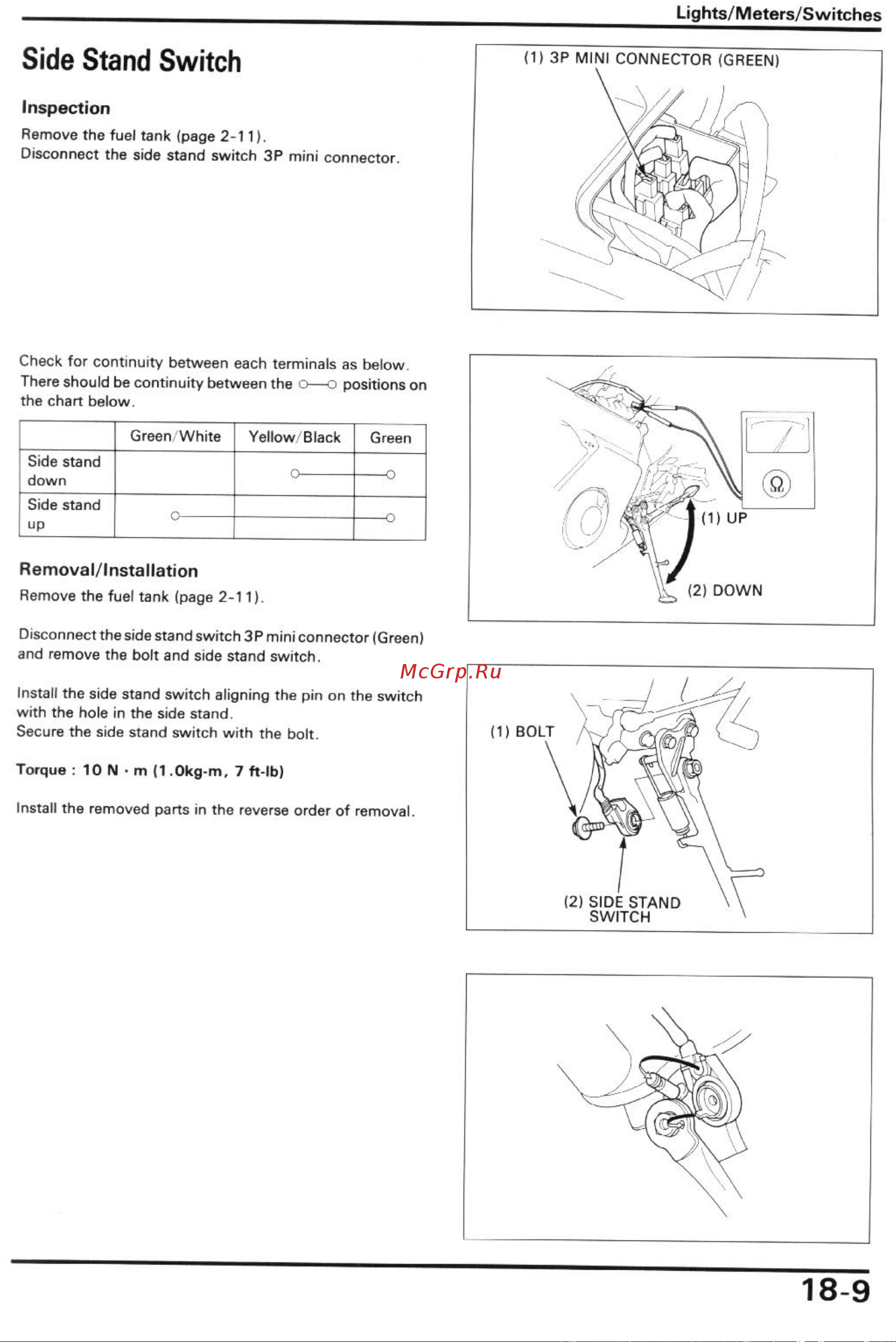Honda CBR600F2 (1991-1994) [189/196] Removal lnstallation
