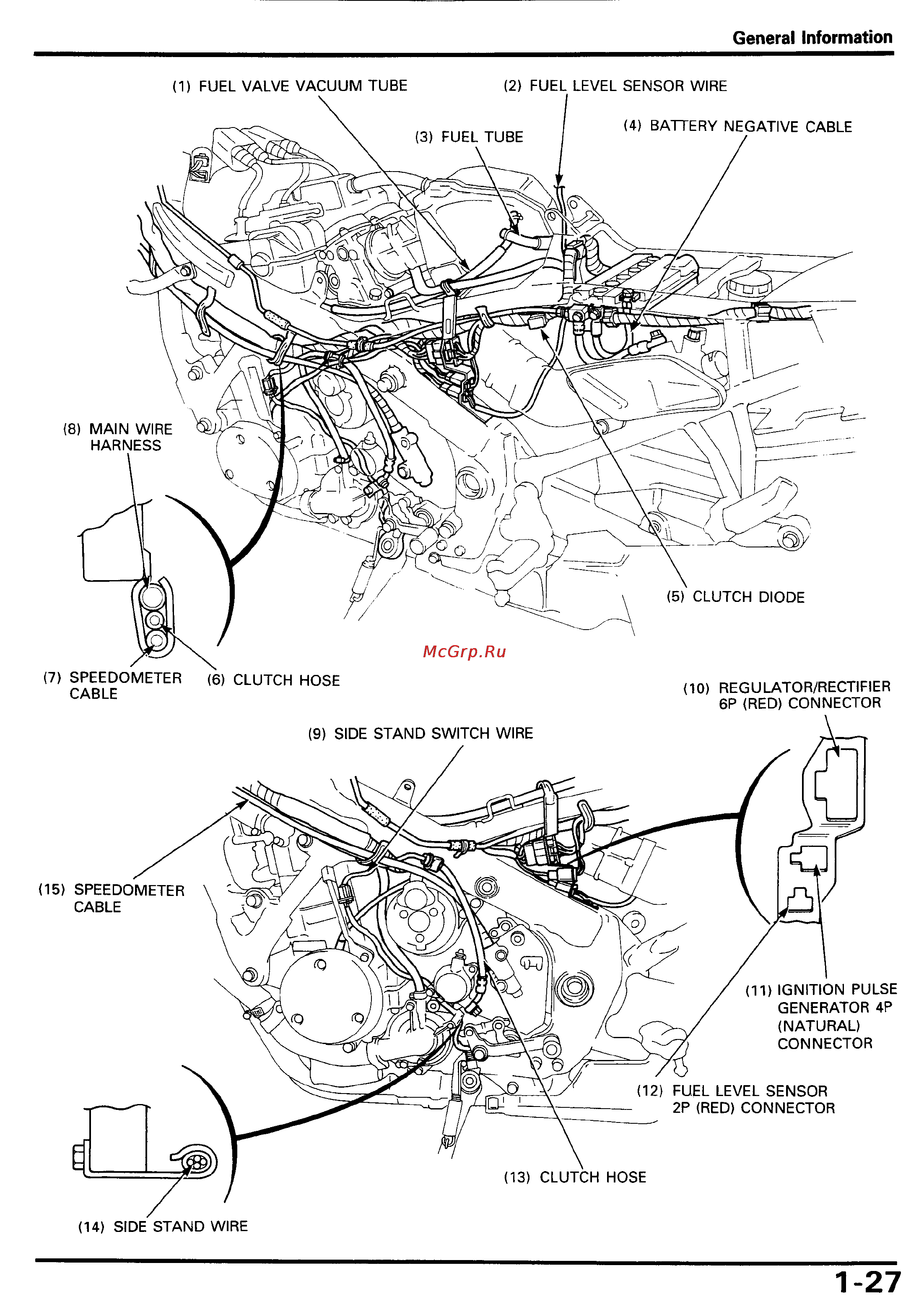 Honda CBR1000F (1992-1995) Инструкция по эксплуатации онлайн [31/421] 114538