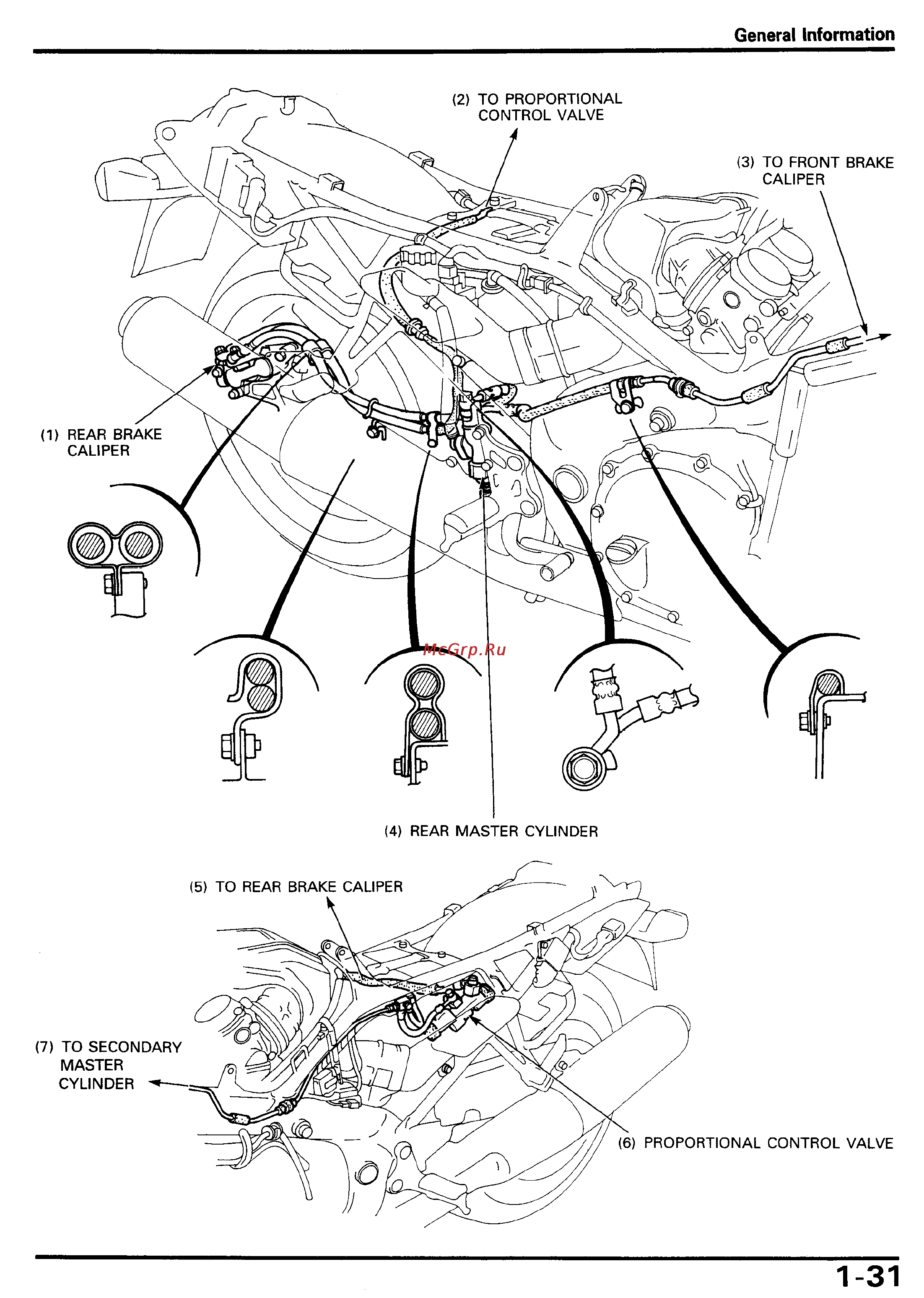Honda CBR1000F (1992-1995) Инструкция по эксплуатации онлайн [35/421] 114538