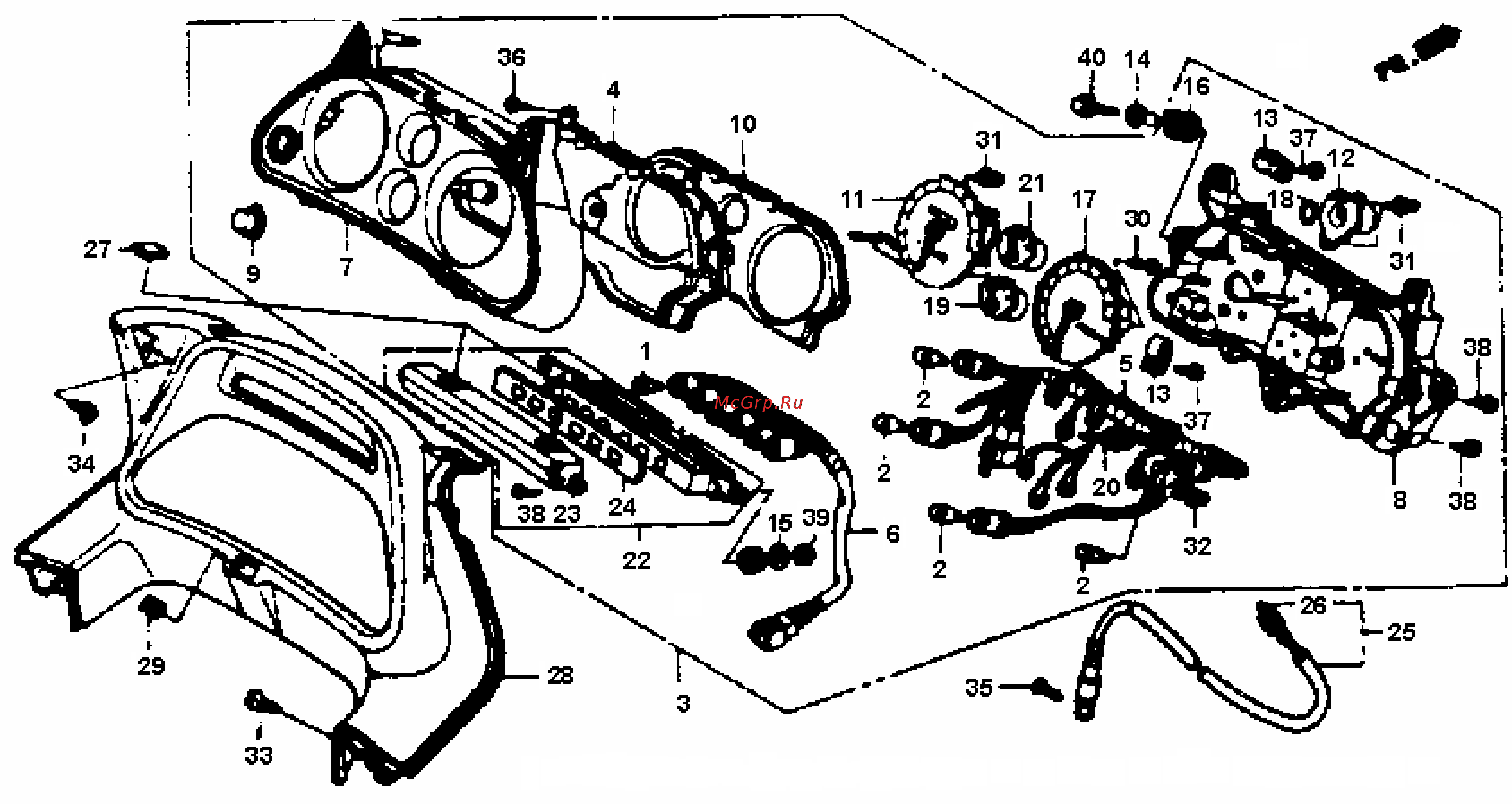 Honda CBR1000F (1992-1995) [405/421] Speedometer tachometer gif