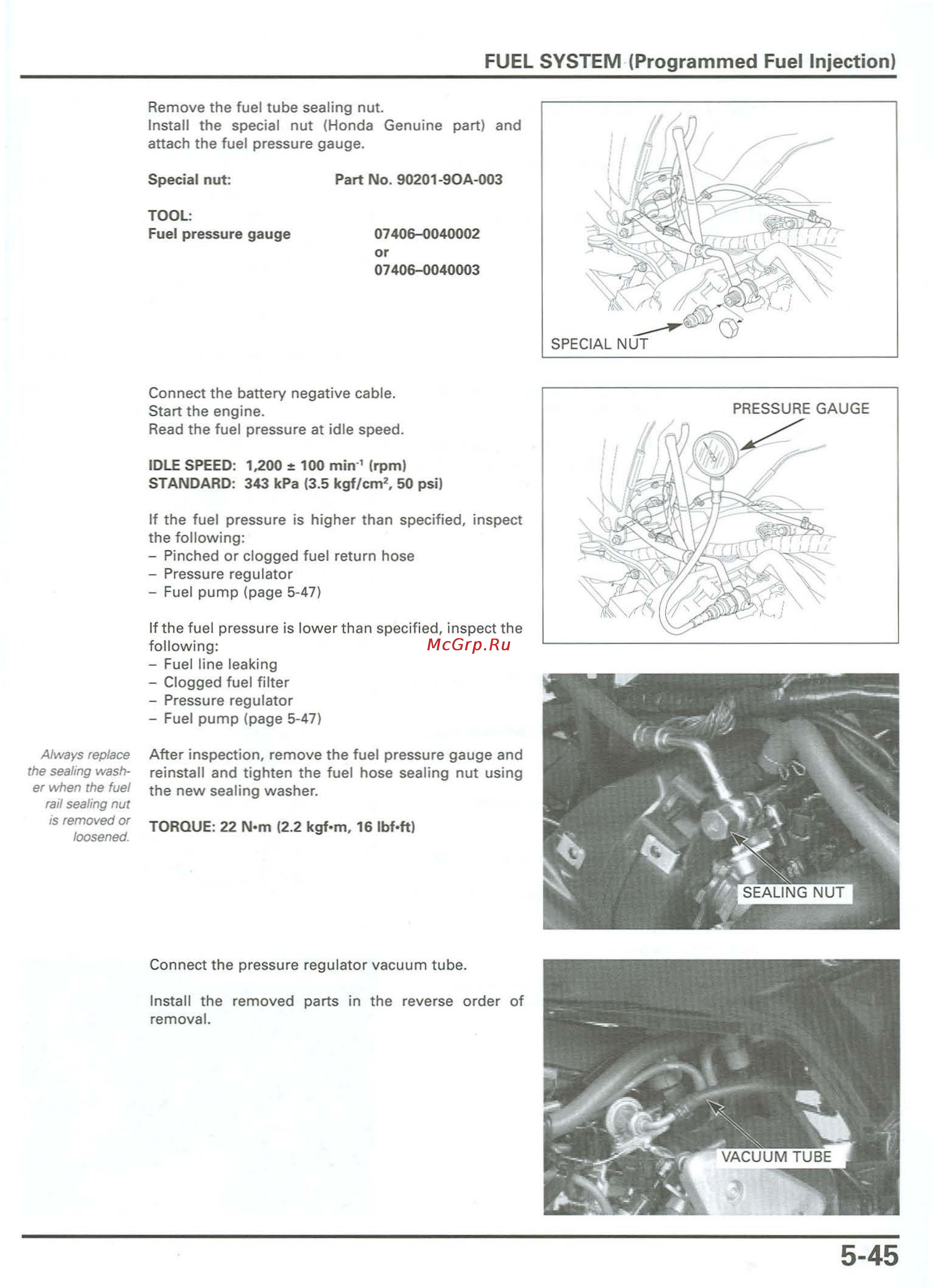 Honda CB900F 919 (2001) [133/432] Sealing washer