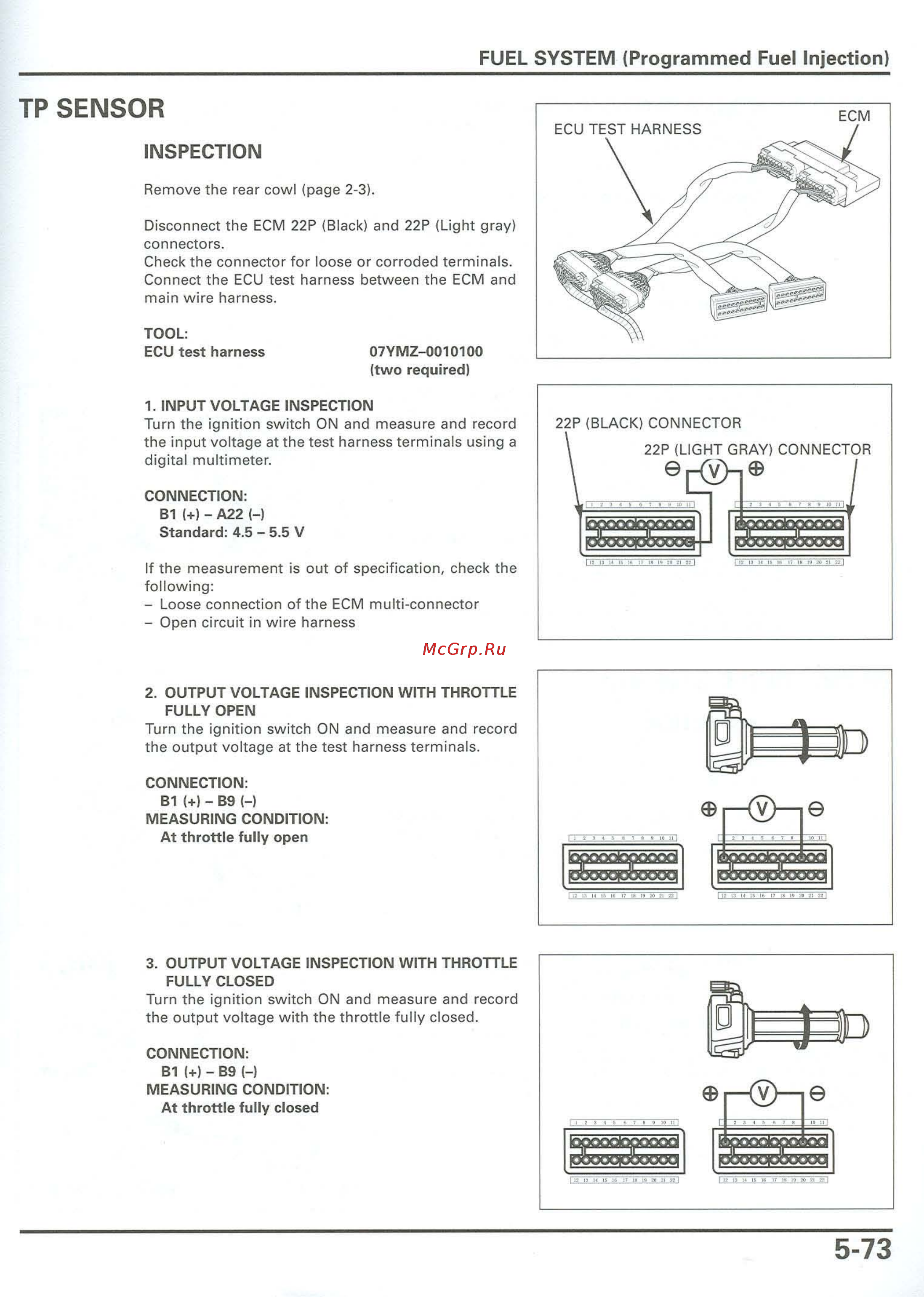 Honda CB900F 919 (2001) [161/432] Tp sensor