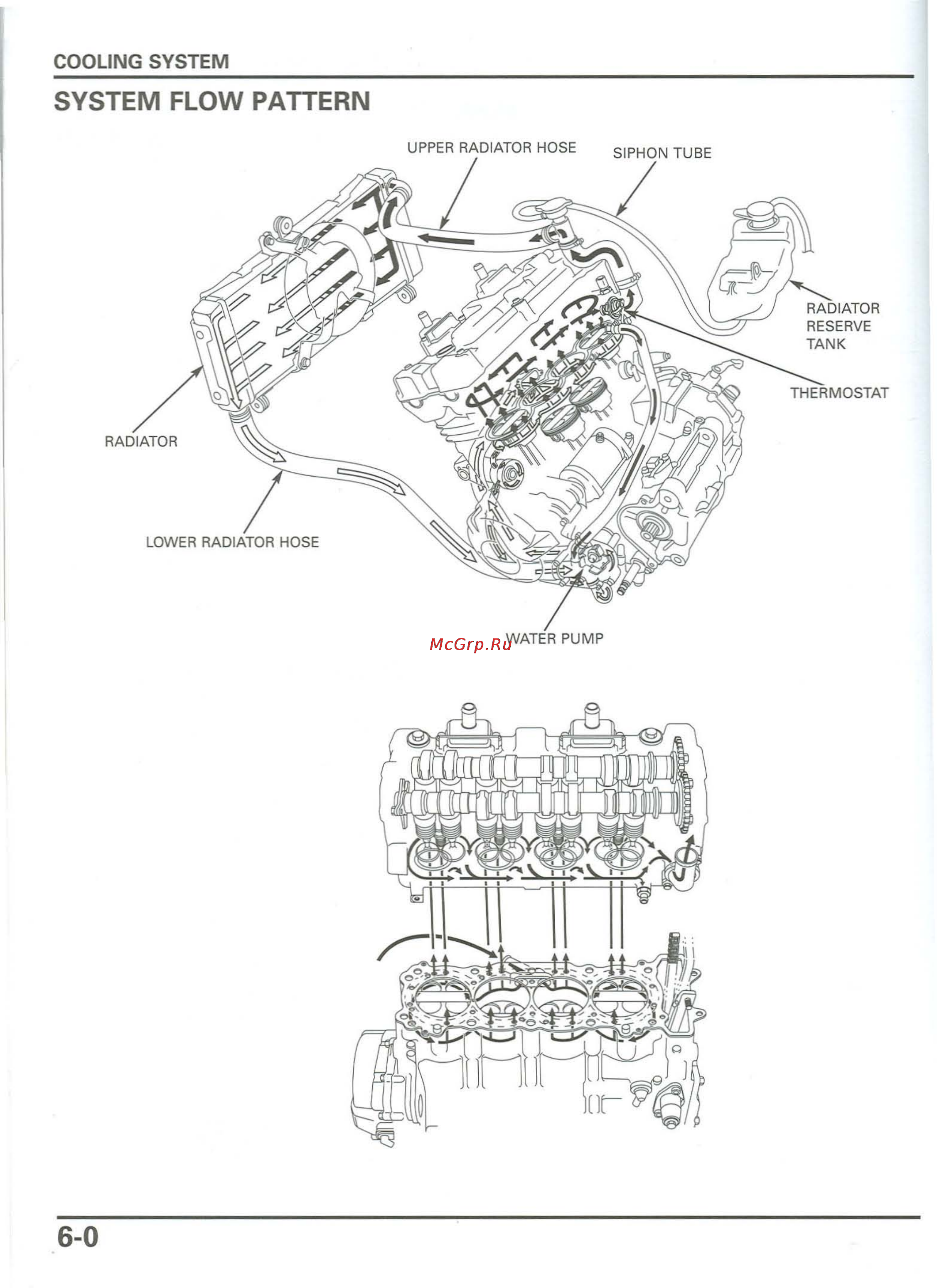 Honda CB900F 919 (2001) [167/432] Cooling system