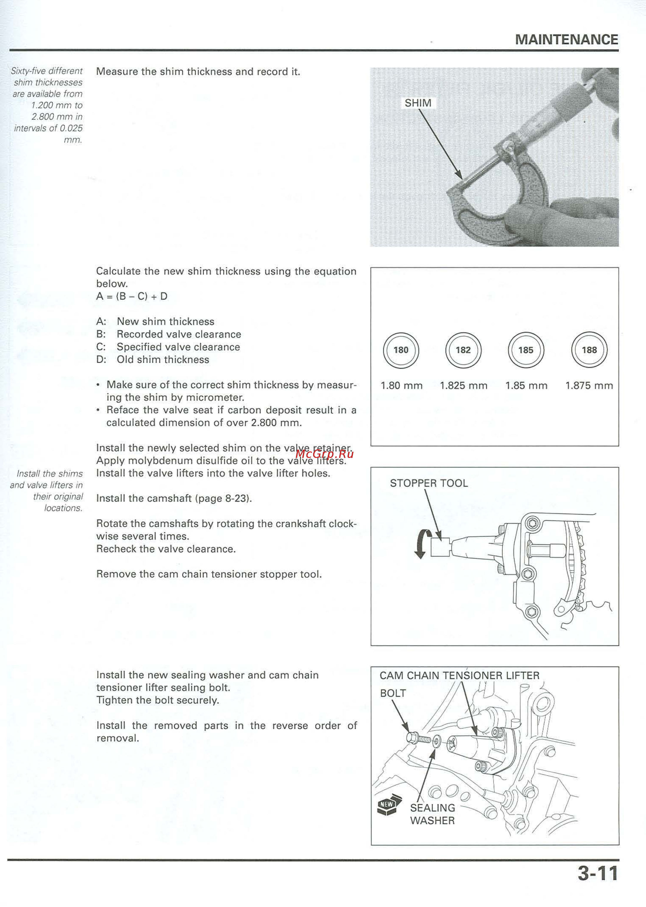 Honda CB900F 919 (2001) [61/432] Camshaf