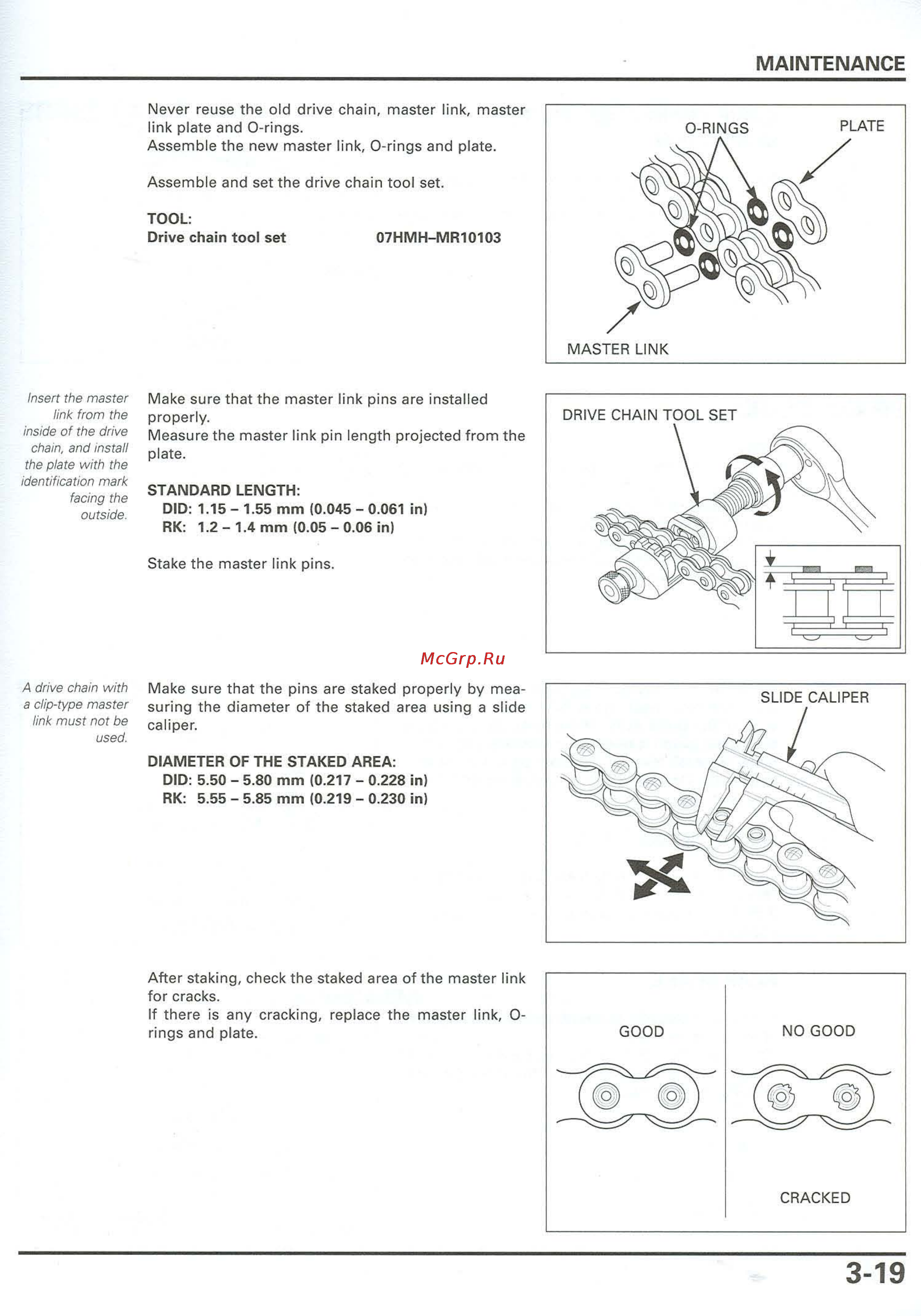 Honda CB900F 919 (2001) [69/432] Maintenance