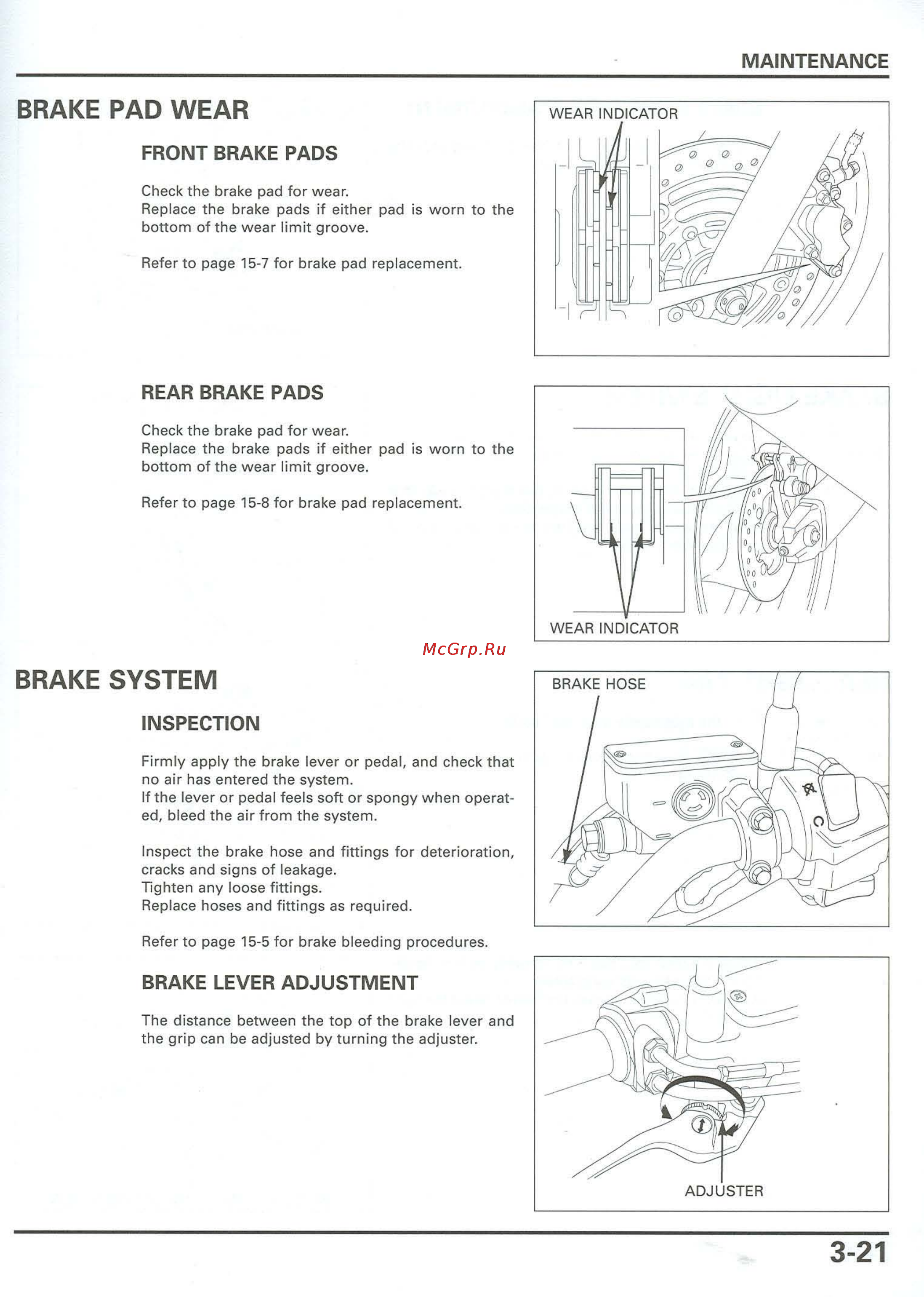 Honda CB900F 919 (2001) [71/432] Brake pad replacement