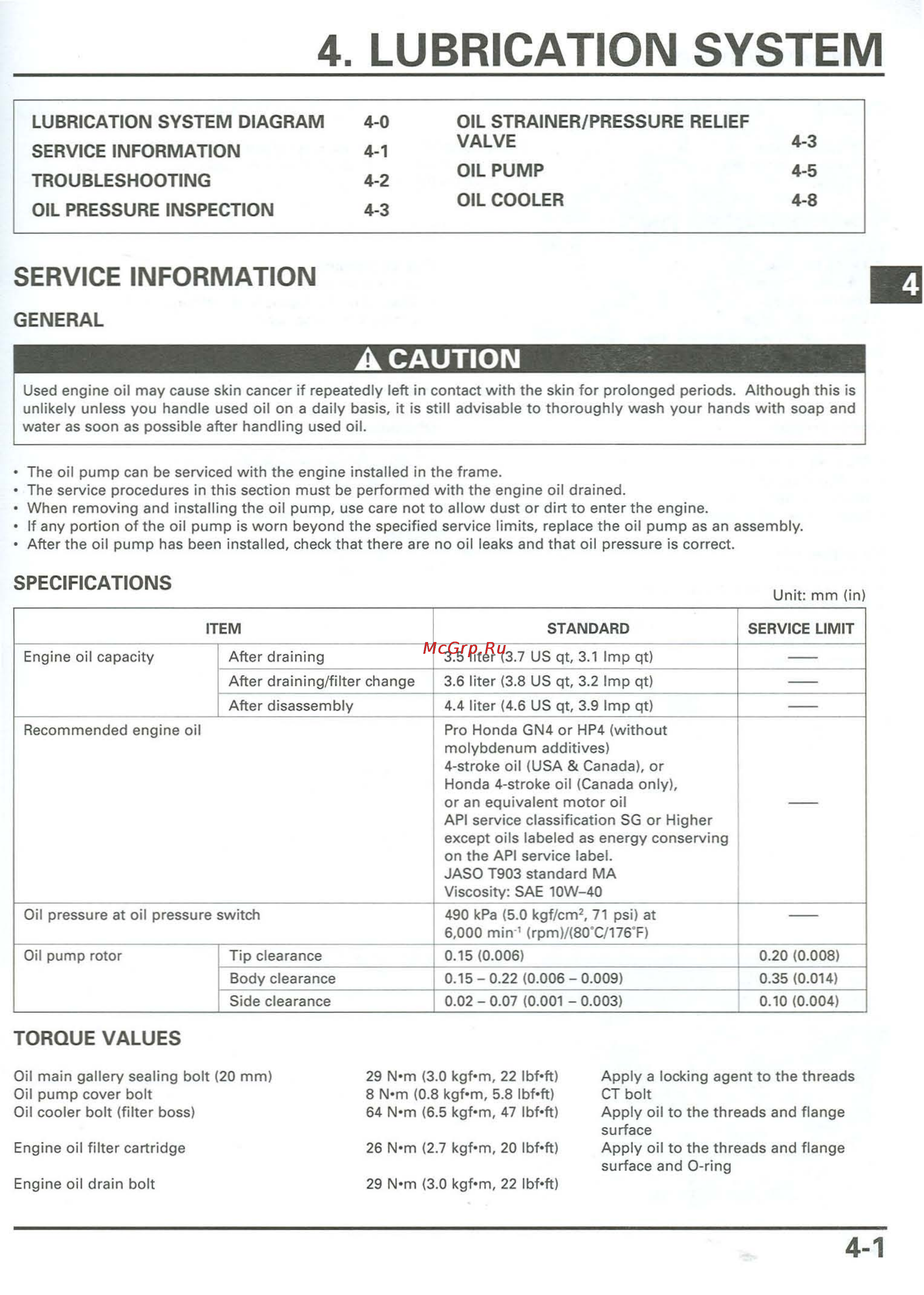 Honda CB900F 919 (2001) [78/432] Service information