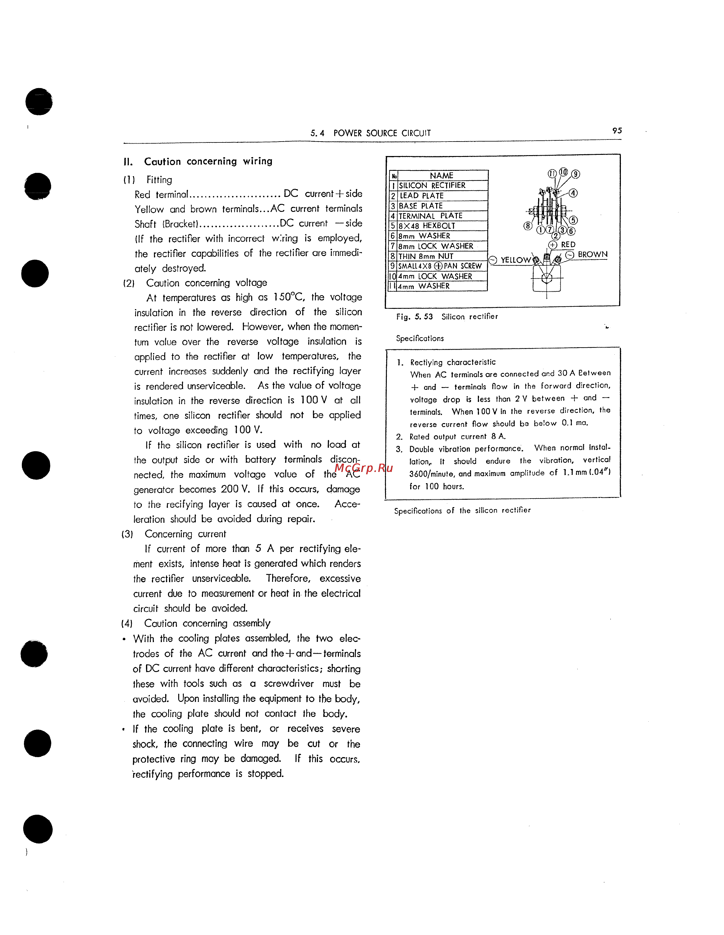 Honda CB125 CB160 (1972) [101/139] Ii caution concerning wiring