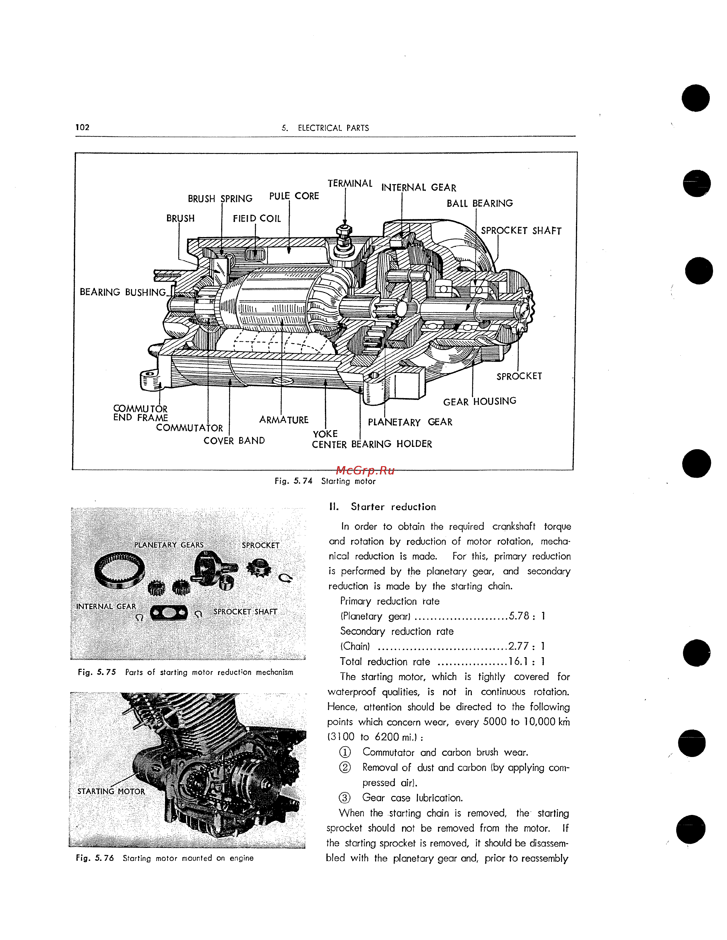 Honda CB125 CB160 (1972) [108/139] Ii starter reduction