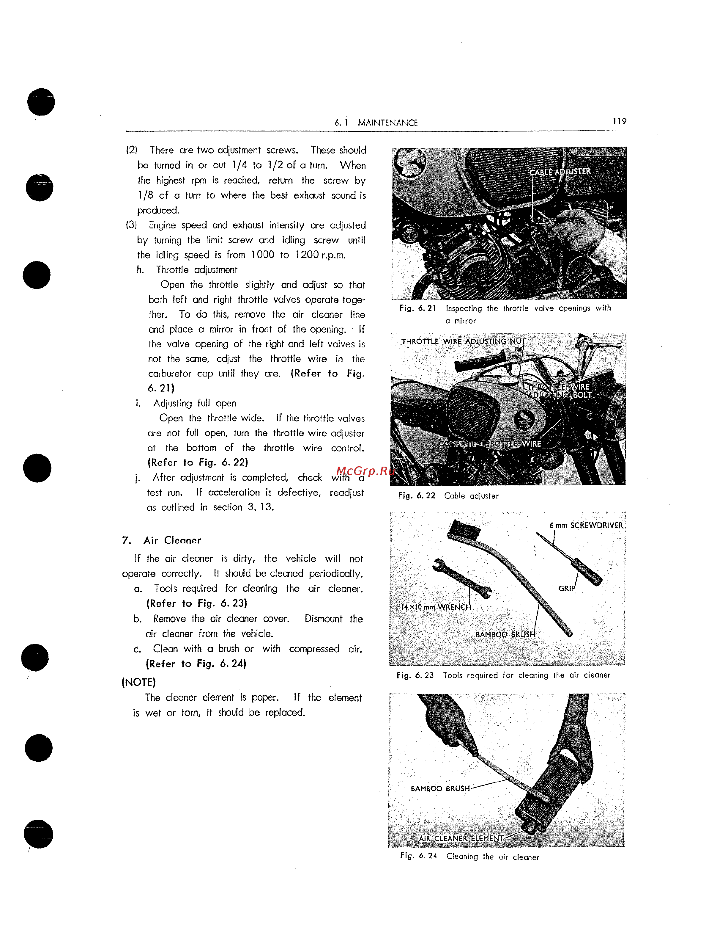 Honda CB125 CB160 (1972) [125/139] Air cleaner