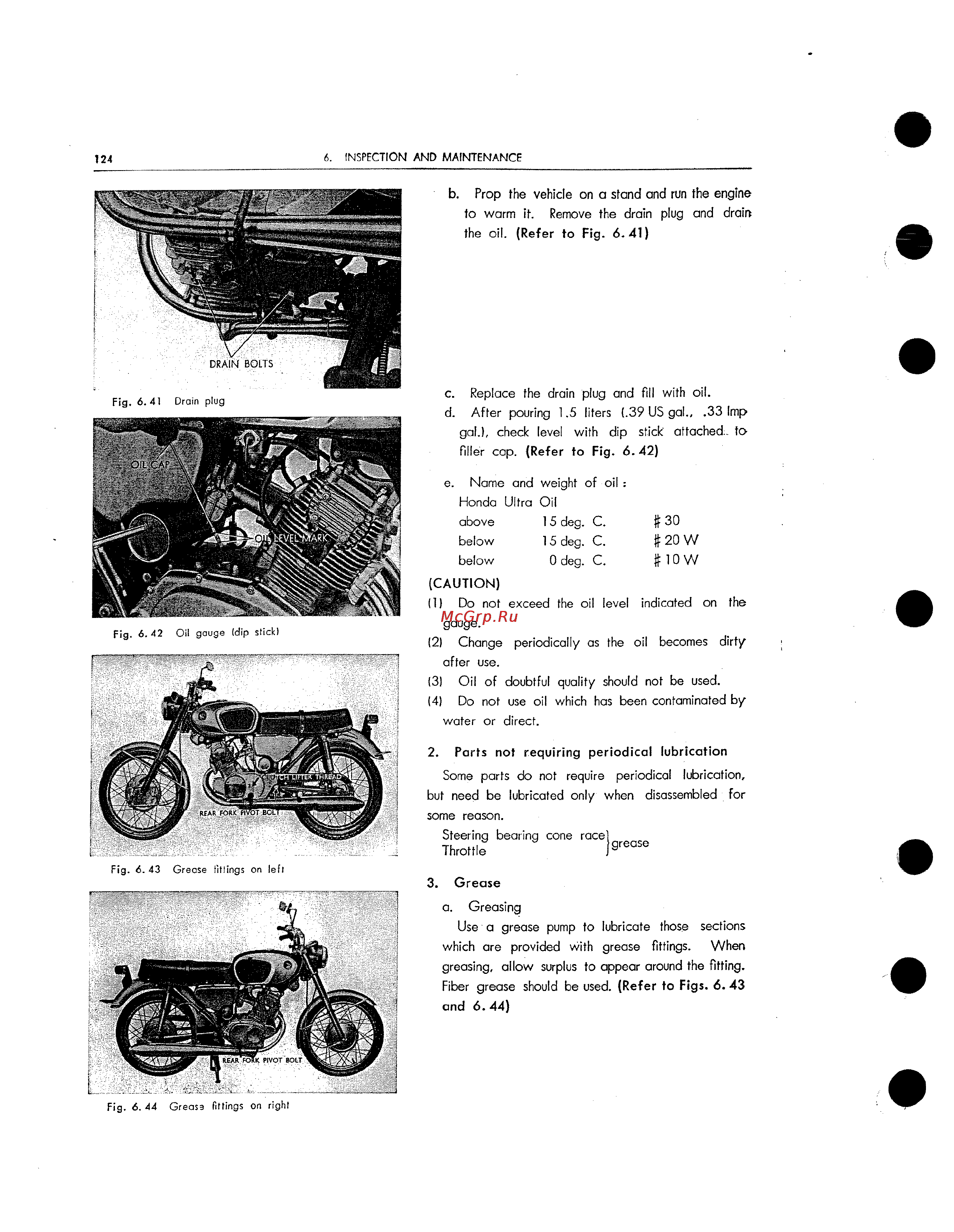Honda CB125 CB160 (1972) [130/139] Caution
