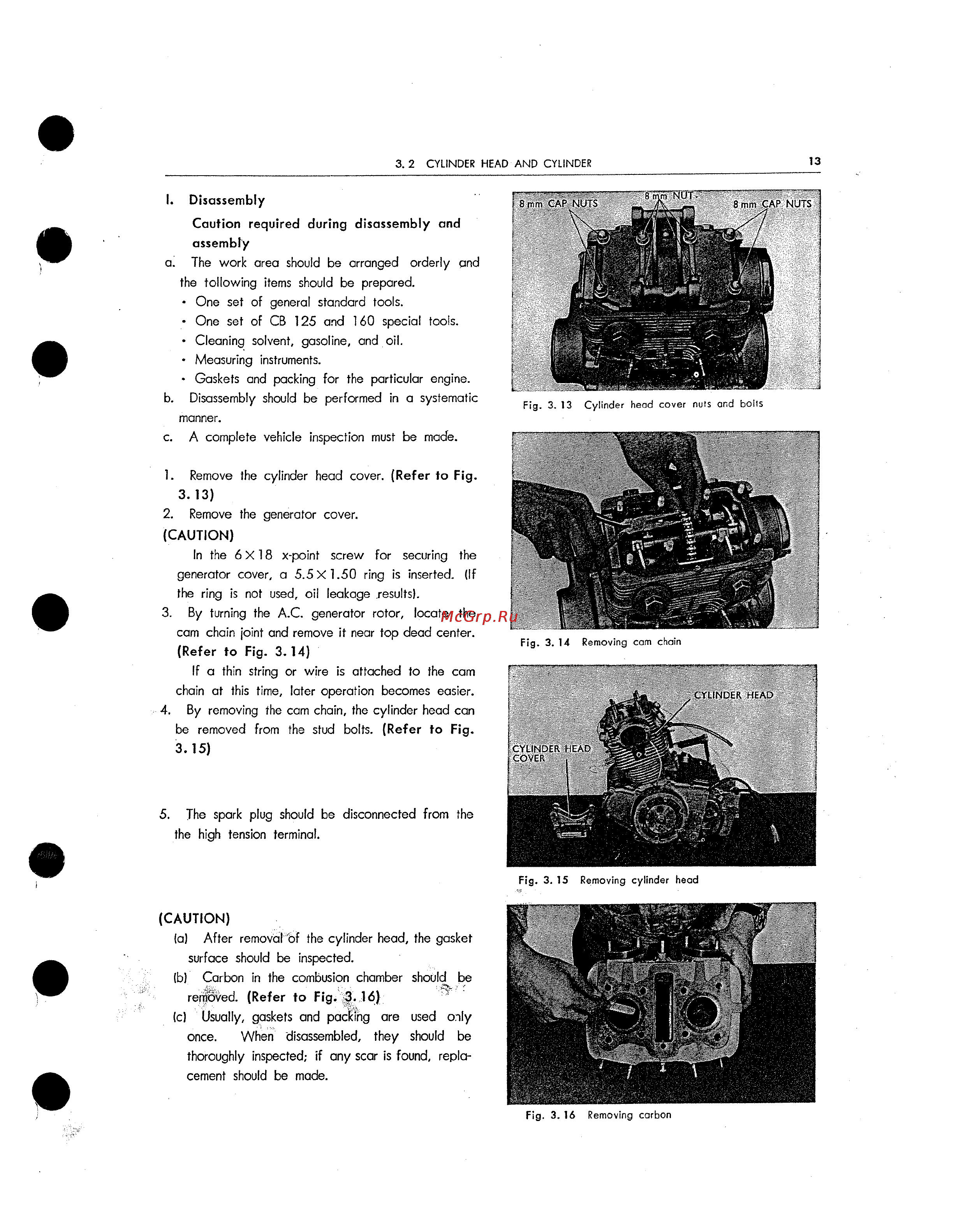 Honda CB125 CB160 (1972) [19/139] Caution