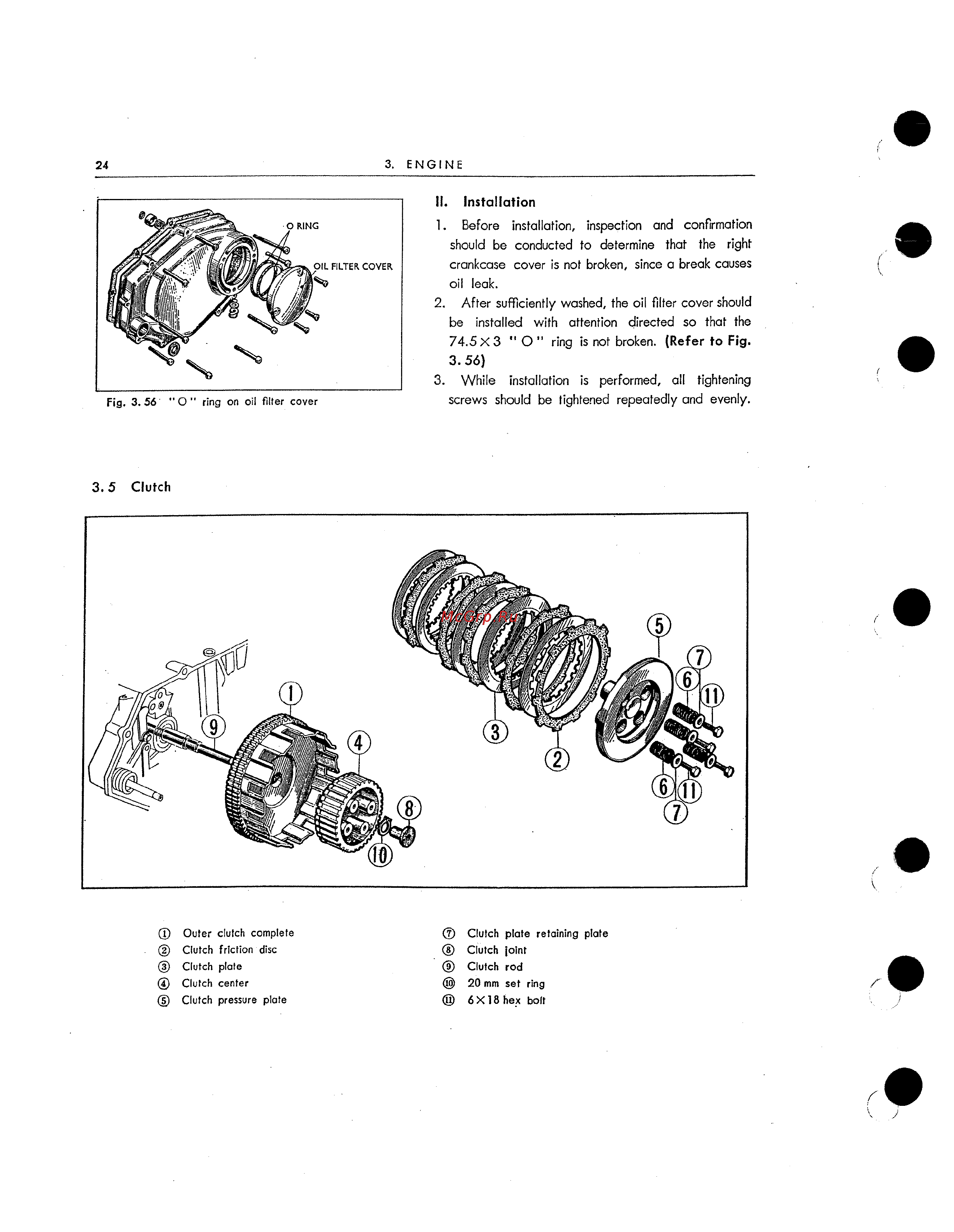 Honda CB125 CB160 (1972) [30/139] Refer to fig