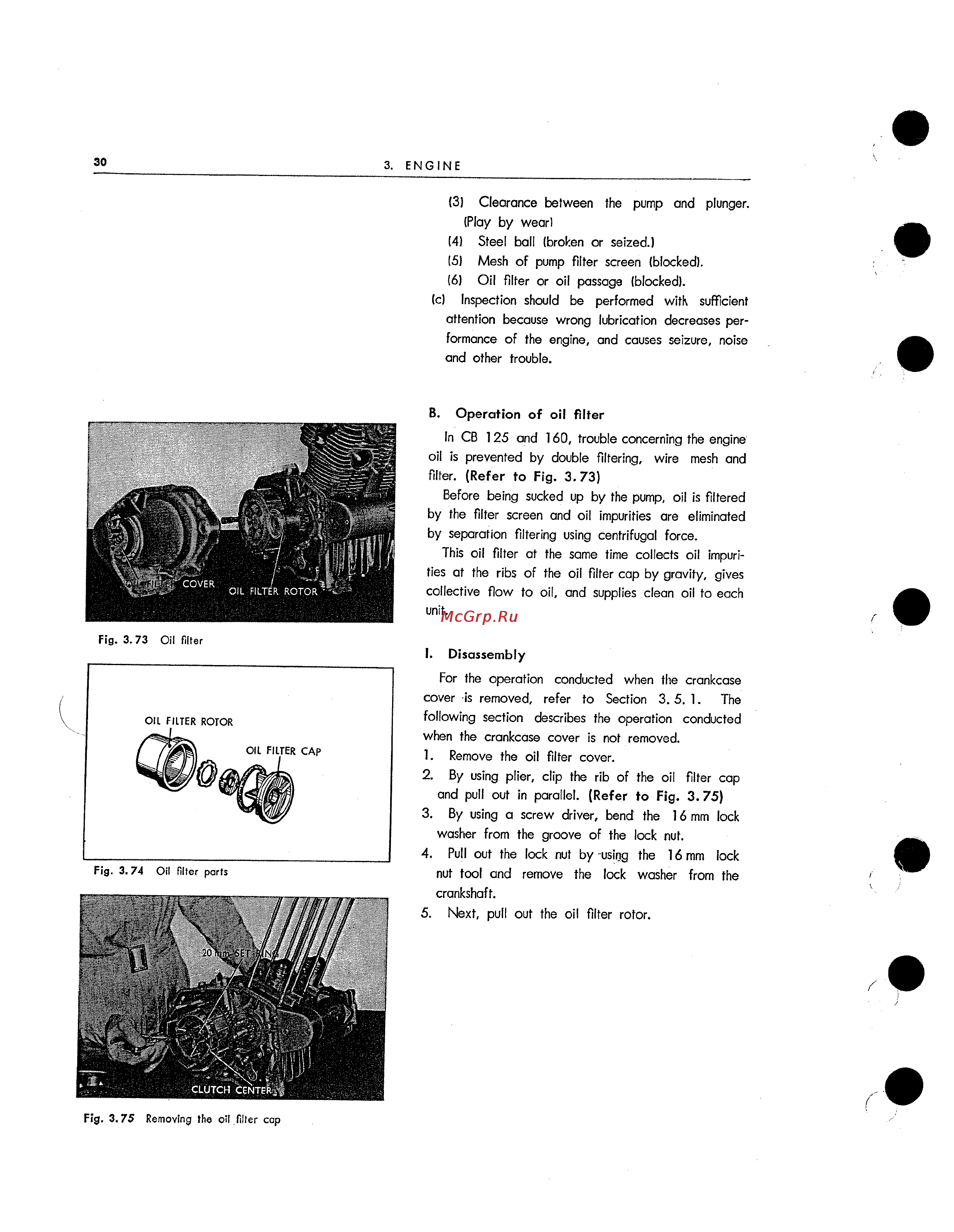 Honda CB125 CB160 (1972) [36/139] Refer to fig 3 73