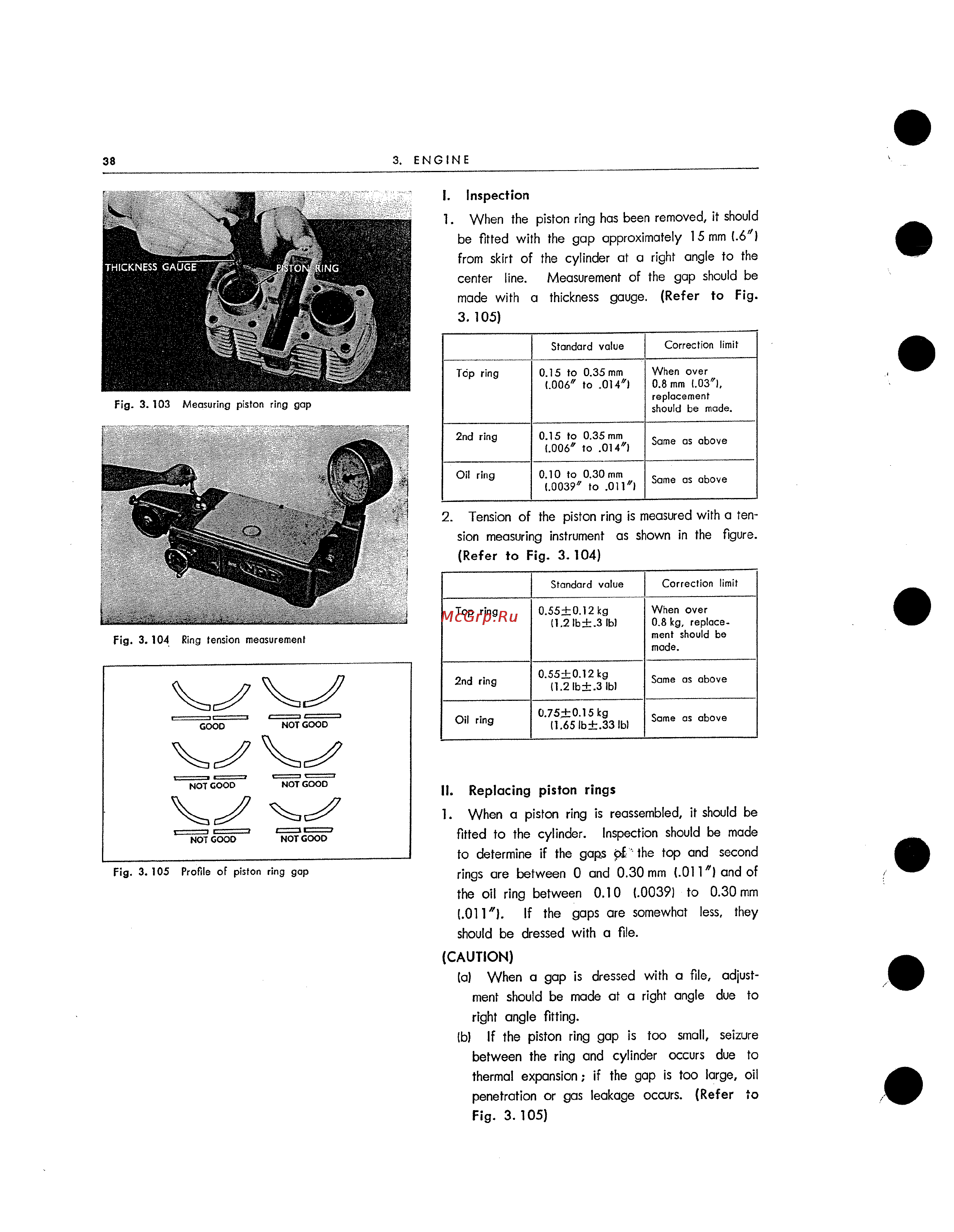 Honda CB125 CB160 (1972) [44/139] Caution