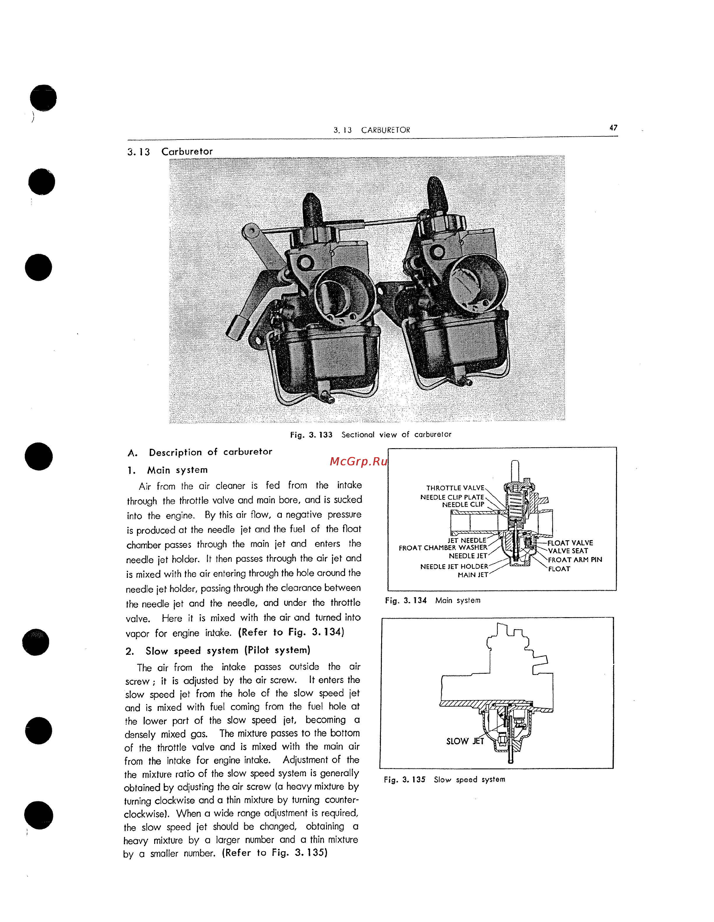 Honda CB125 CB160 (1972) [53/139] Refer to fig 3 134
