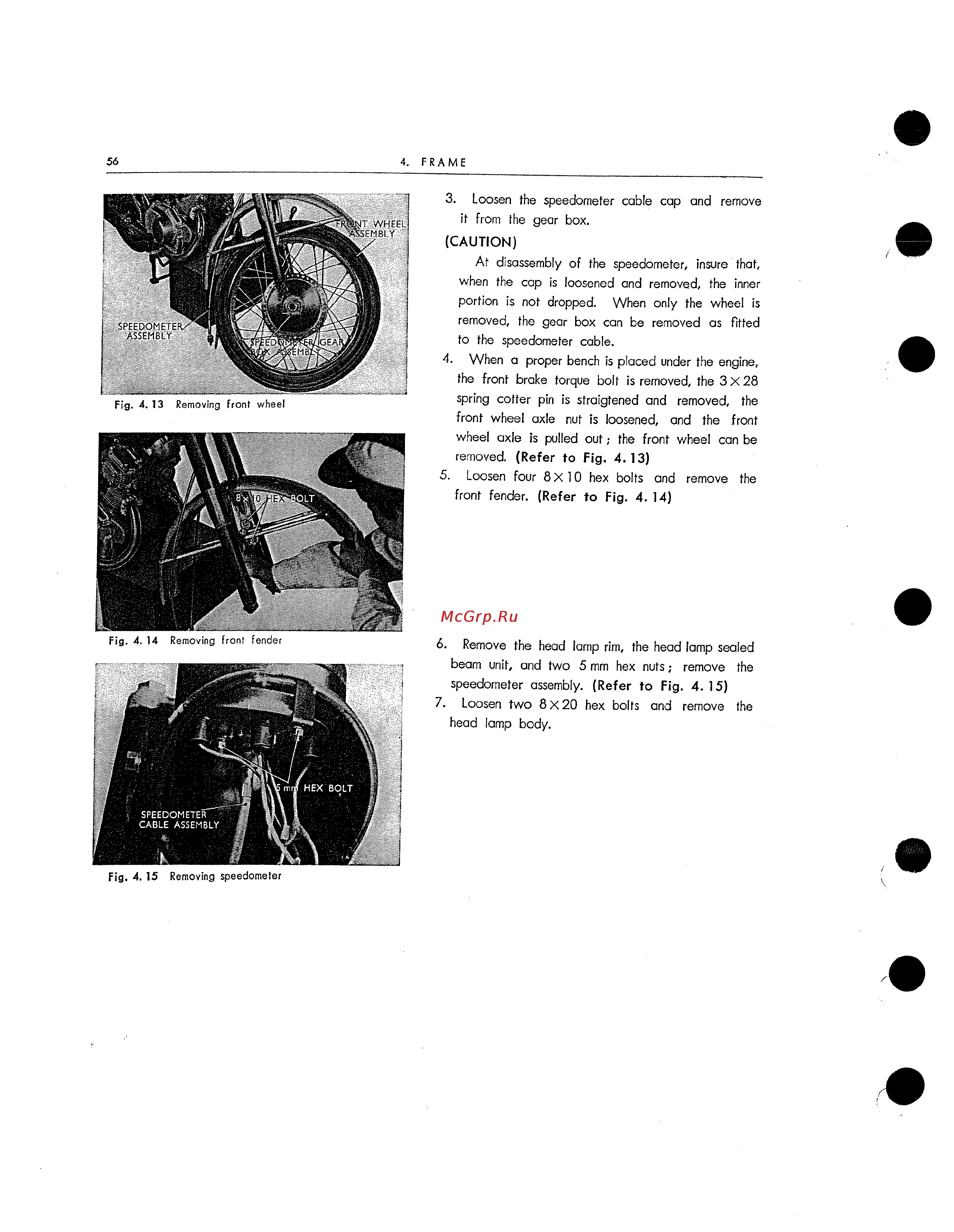 Honda CB125 CB160 (1972) [62/139] Caution