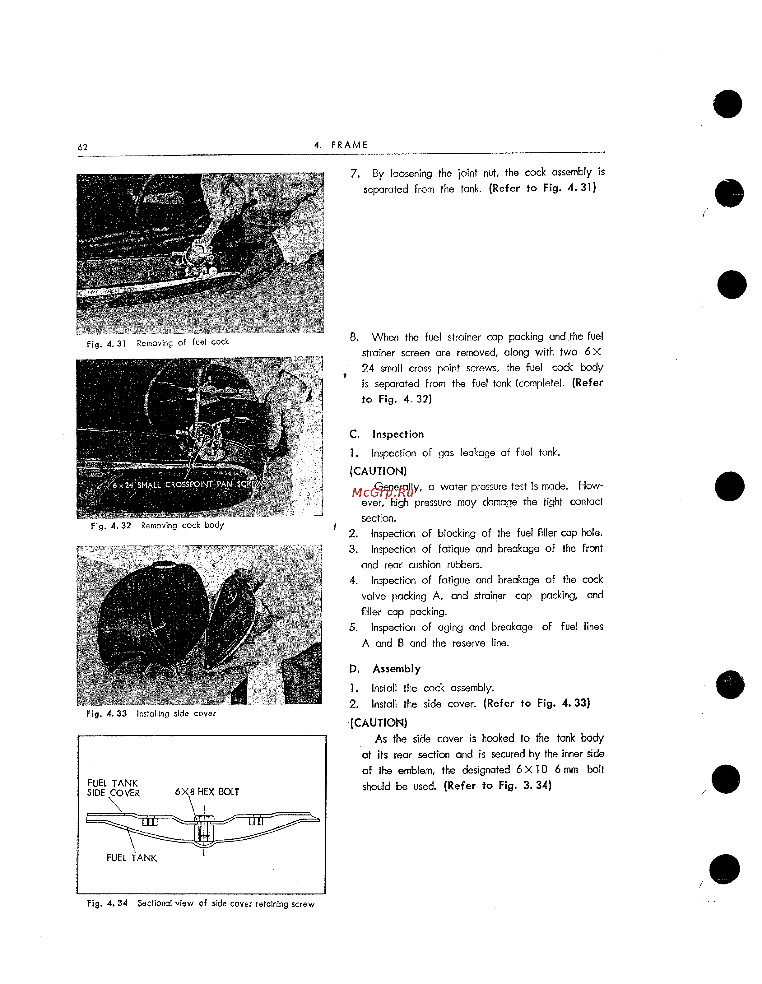 Honda CB125 CB160 (1972) [68/139] Caution